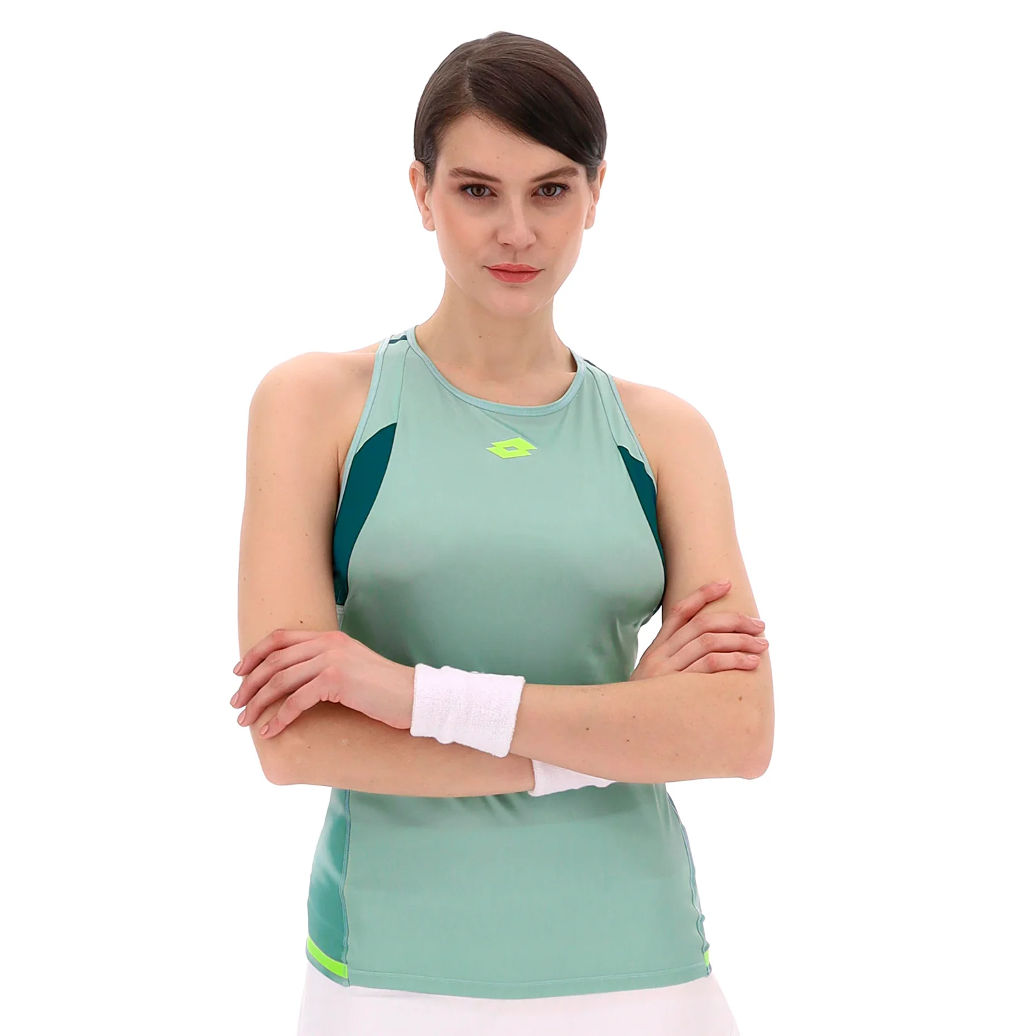 CANOTTA TENNIS TECH D2 VERDE CHIARO
