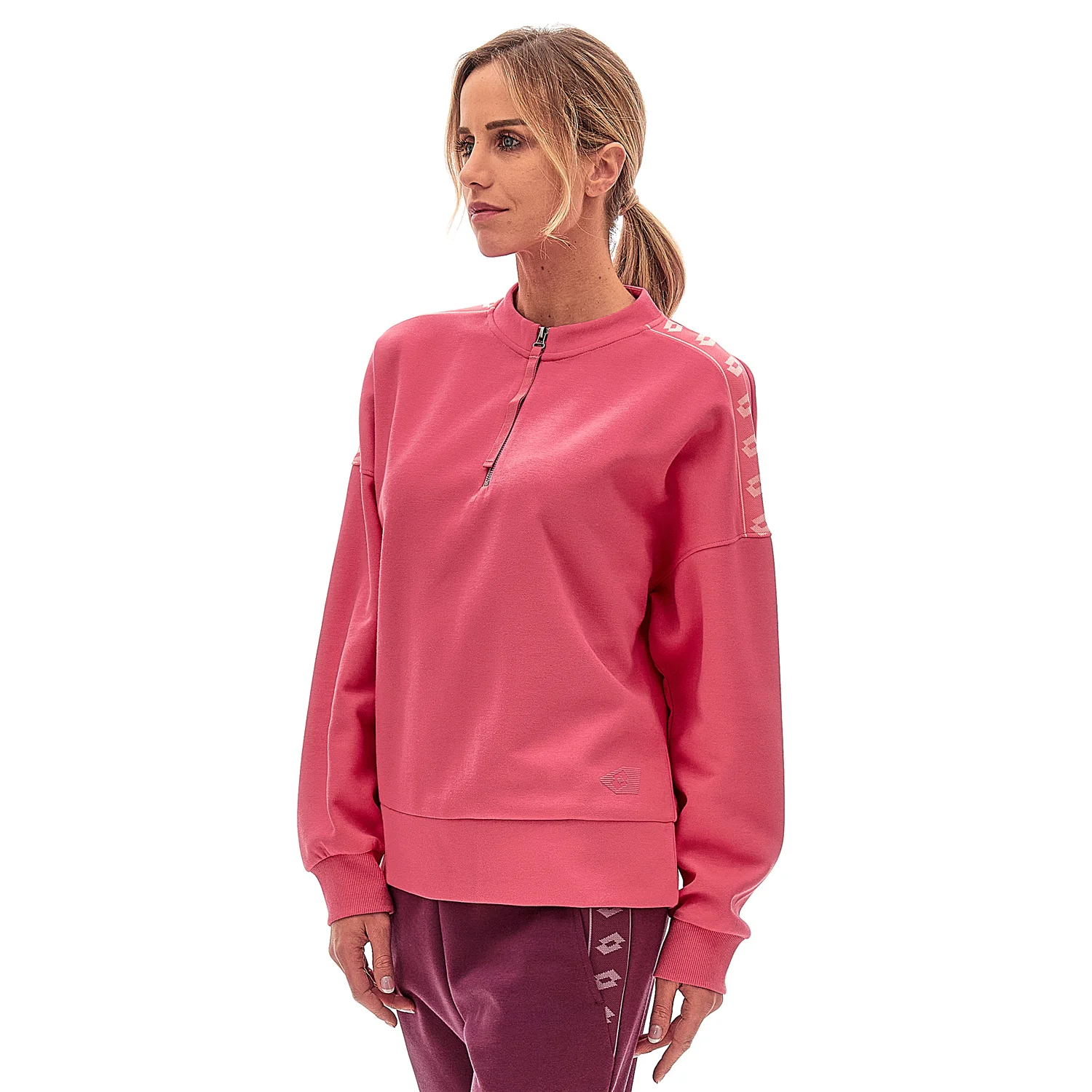 FELPA LIFESTYLE ATHLETICA DUE ROSA