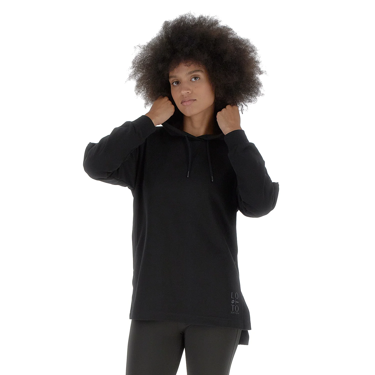 FELPA SPORT FITNESS NERO