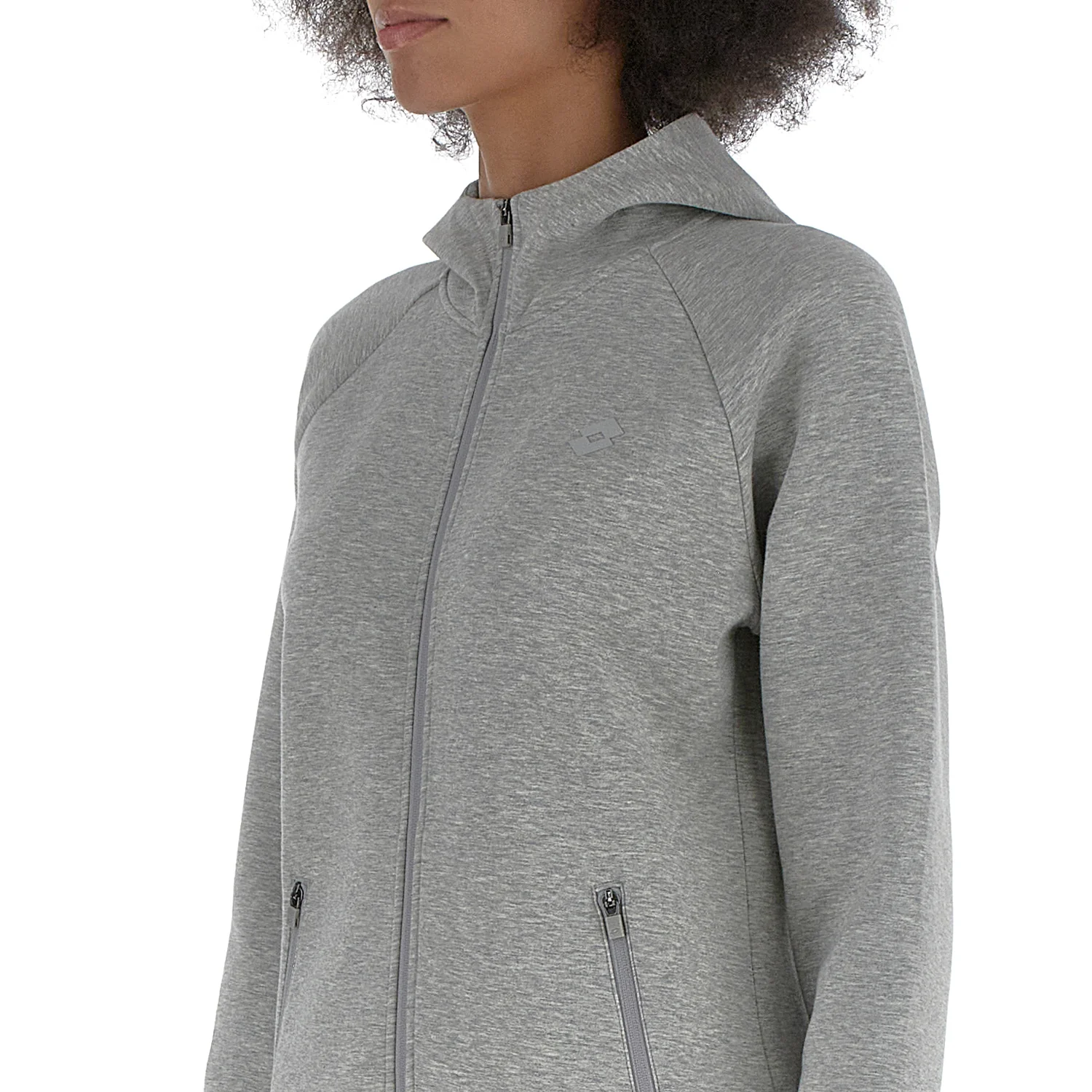 FELPA SPORT TRAINING GRIGIO CHIARO - Image 3