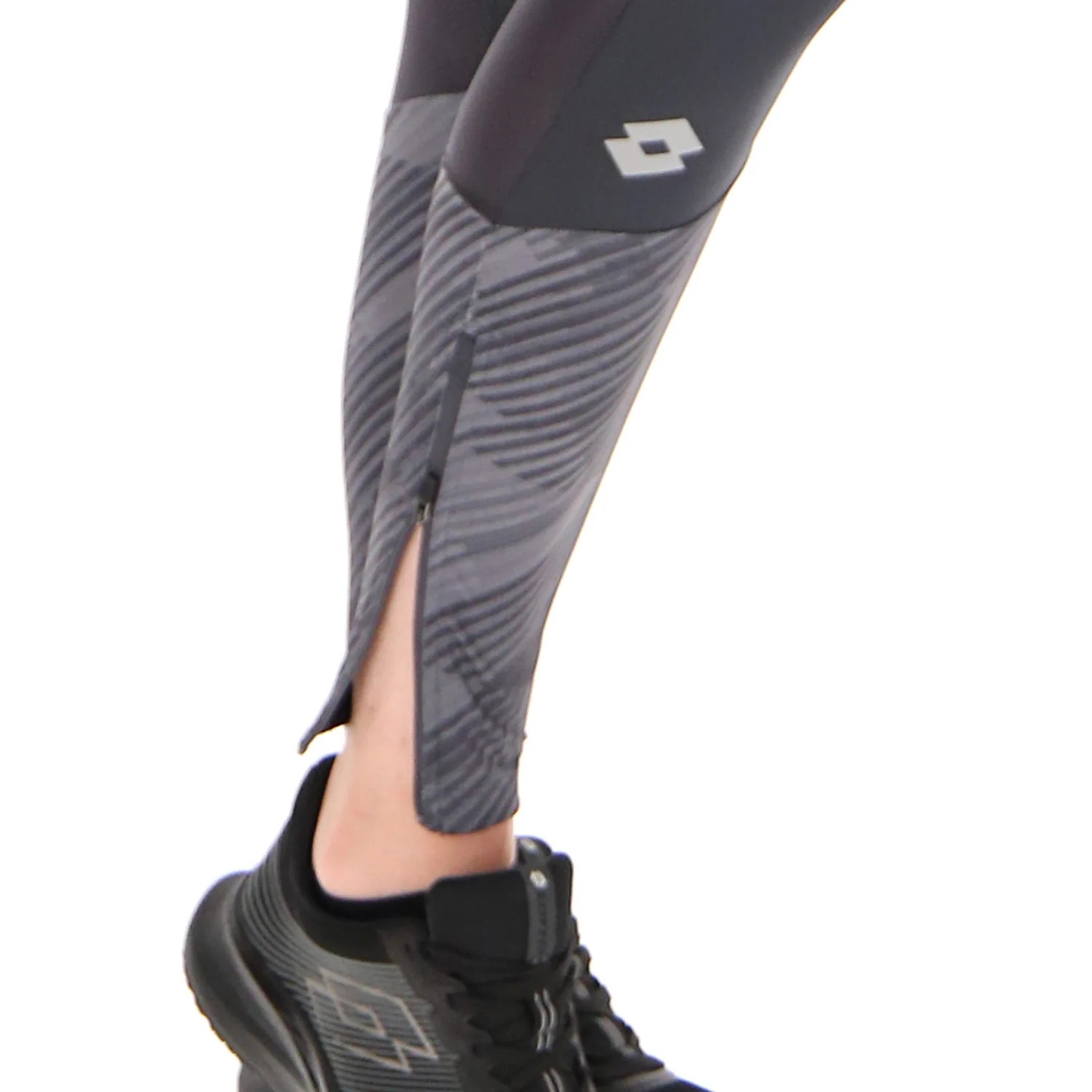 LEGGINGS SPORT RUNNING GRIGIO SCURO - Image 3