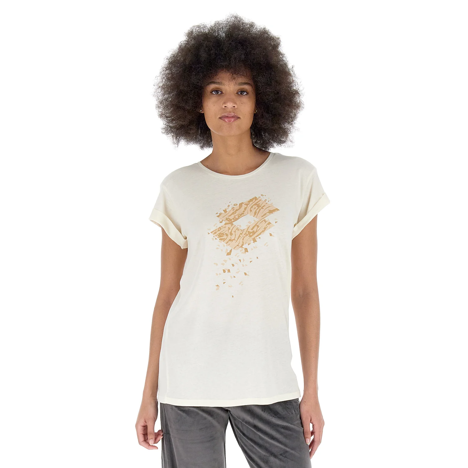 MAGLIETTA TEMPO LIBERO STAR DUST BIANCO