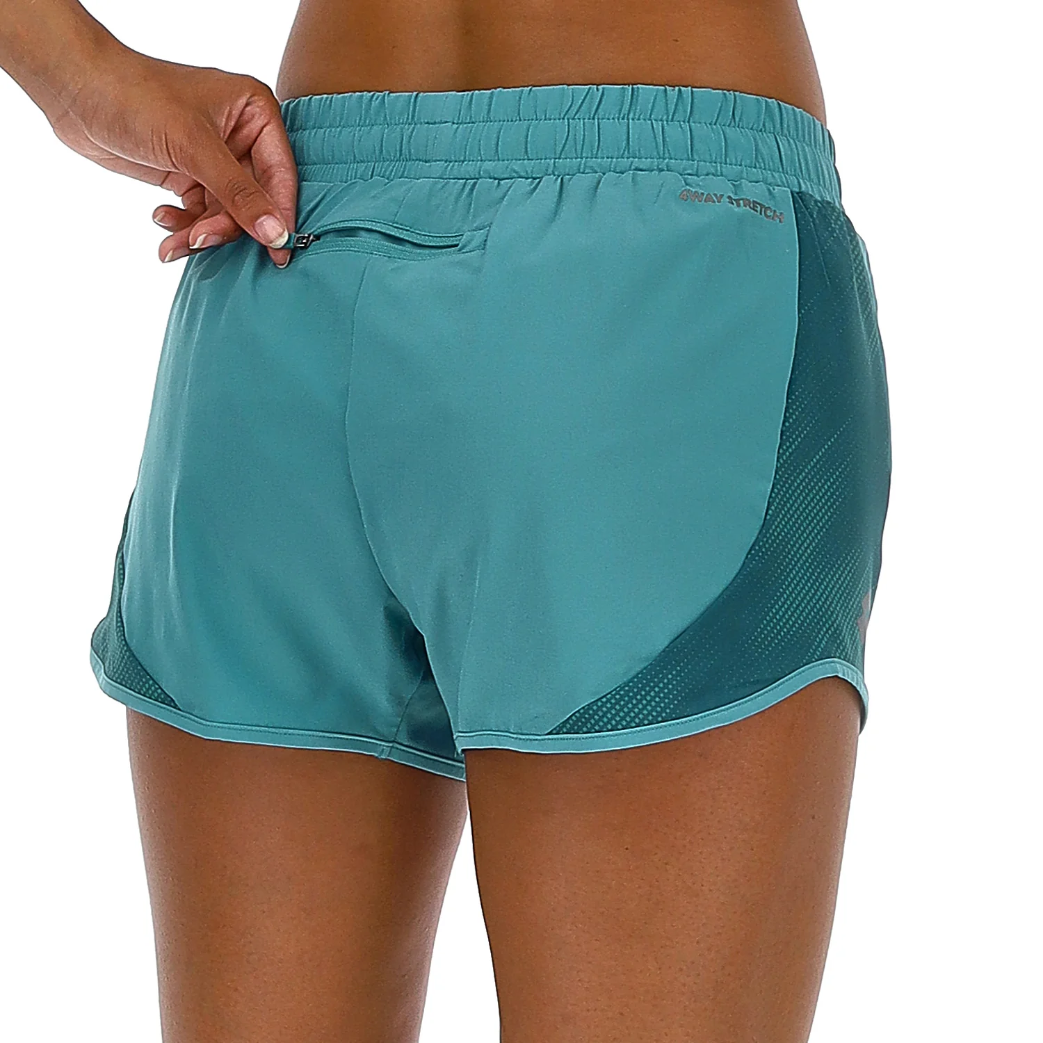 PANTALONI CORTI SPORT RUNNING VERDE - Image 3