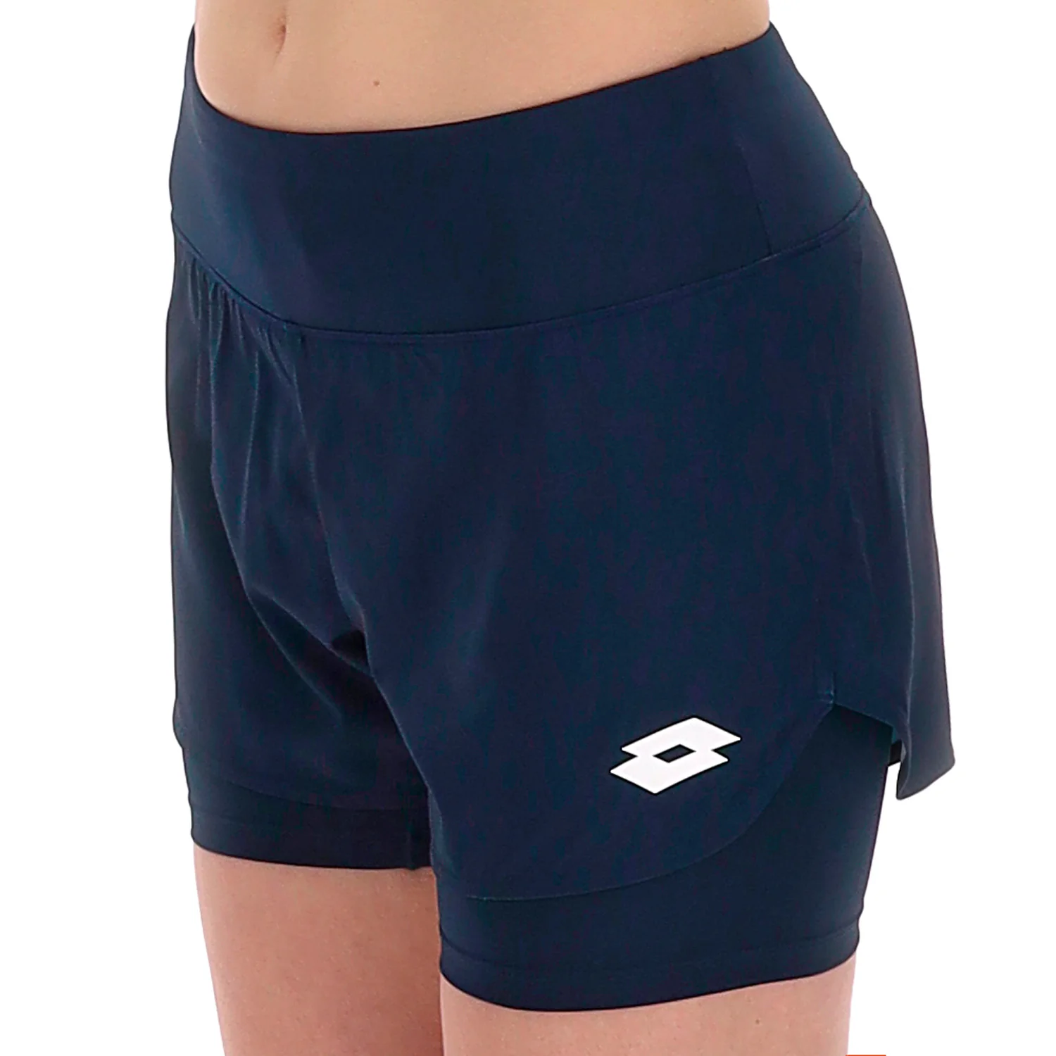 PANTALONI CORTI TENNIS TECH D1 BLU SCURO - Image 3