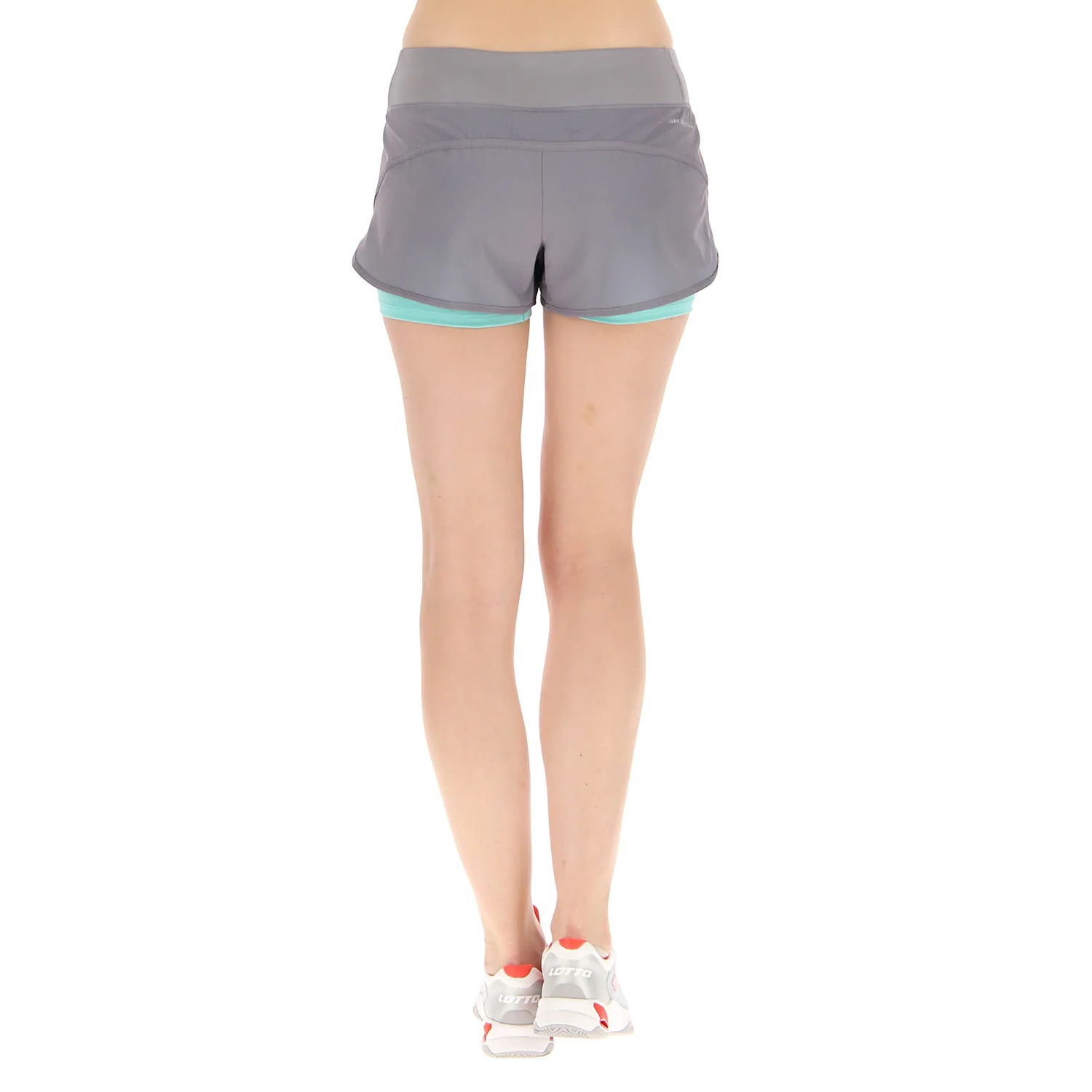 PANTALONI CORTI TENNIS TECH GRIGIO - Image 2