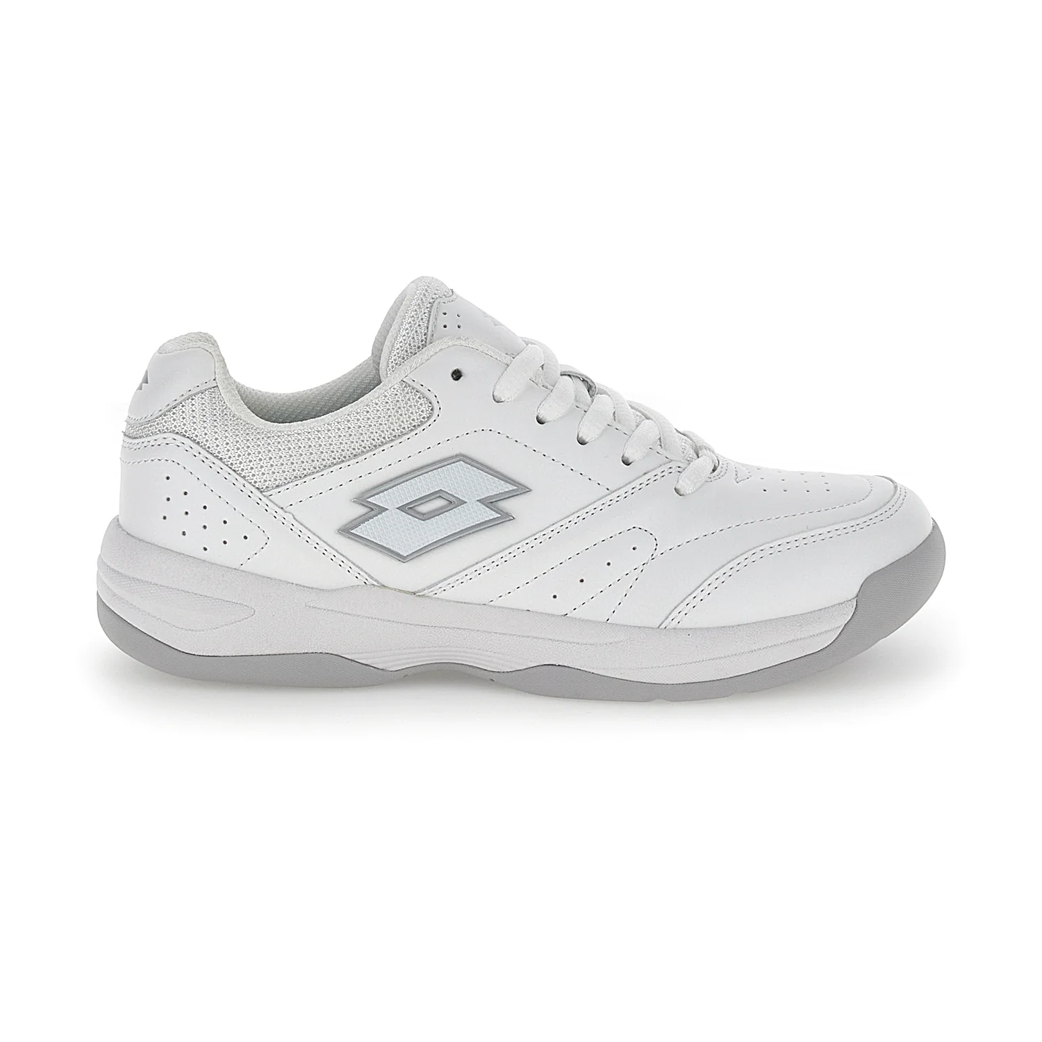 SCARPE COURT LOGO BIANCO