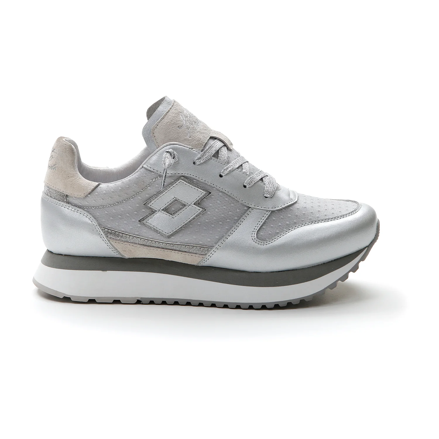 SCARPE WEDGE METAL W GRIGIO