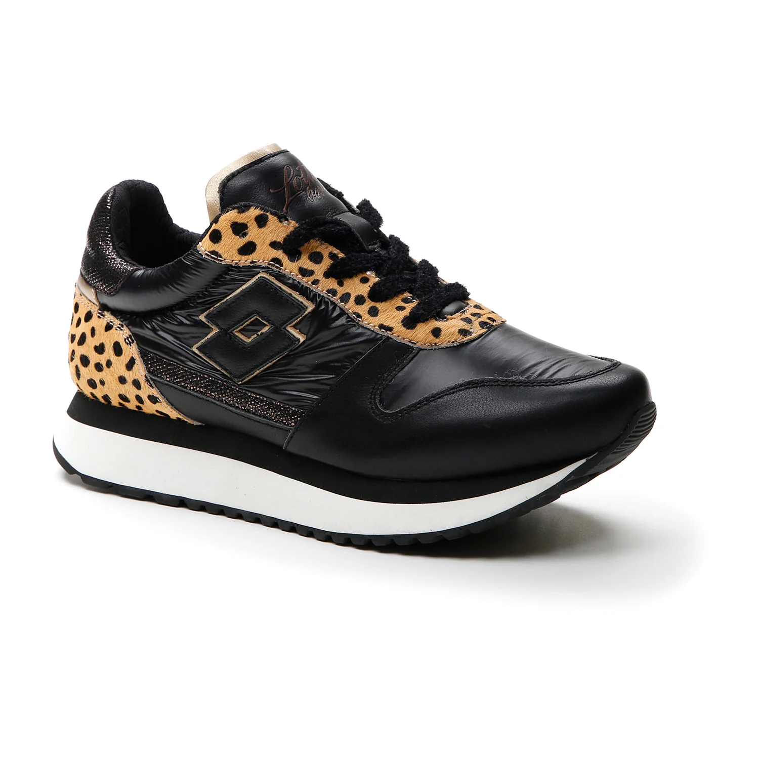 SCARPE WEDGE LEOPARD W NERO - Image 2