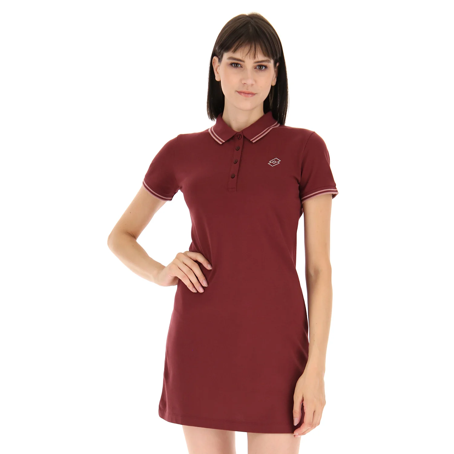 VESTITO TEMPO LIBERO POLO DIANA ROSSO SCURO