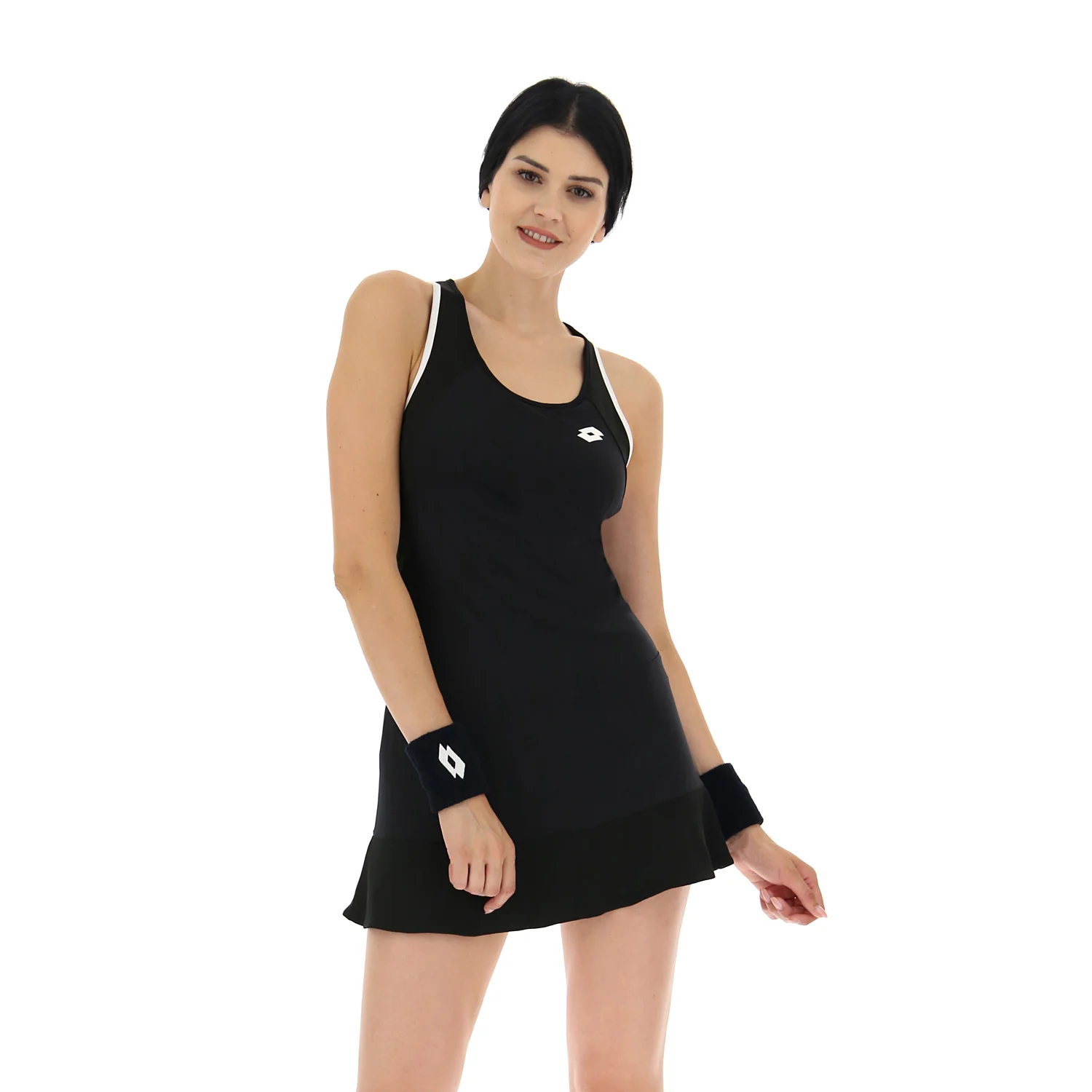 VESTITO TENNIS TEAMS NERO