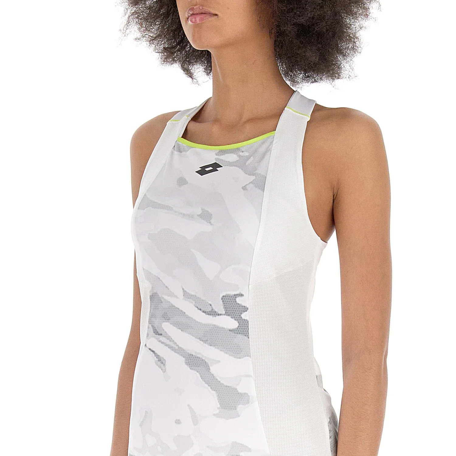 VESTITO TENNIS TECH D1 BIANCO - Image 3