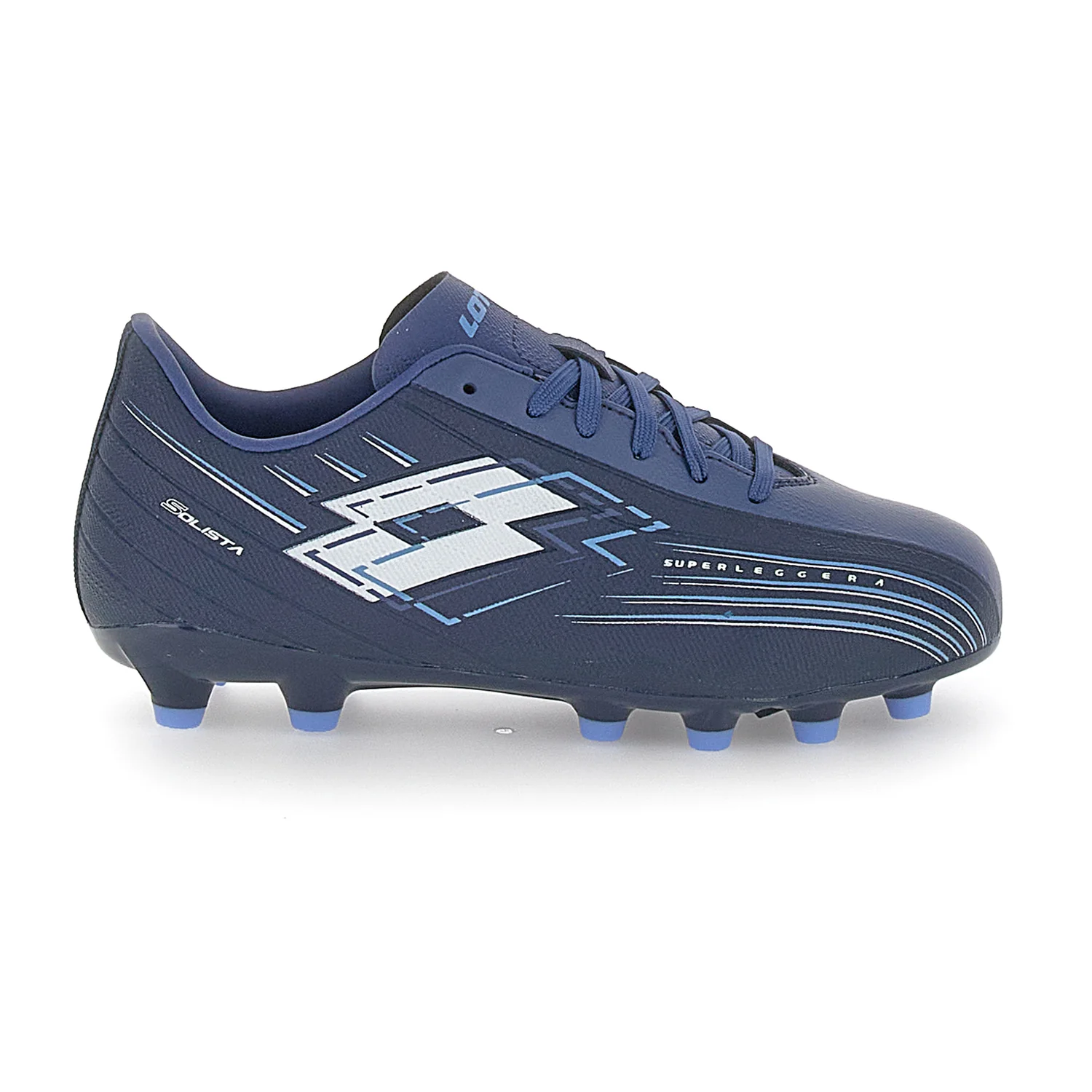 SCARPE CALCIO FG SOLISTA 700 BLU SCURO