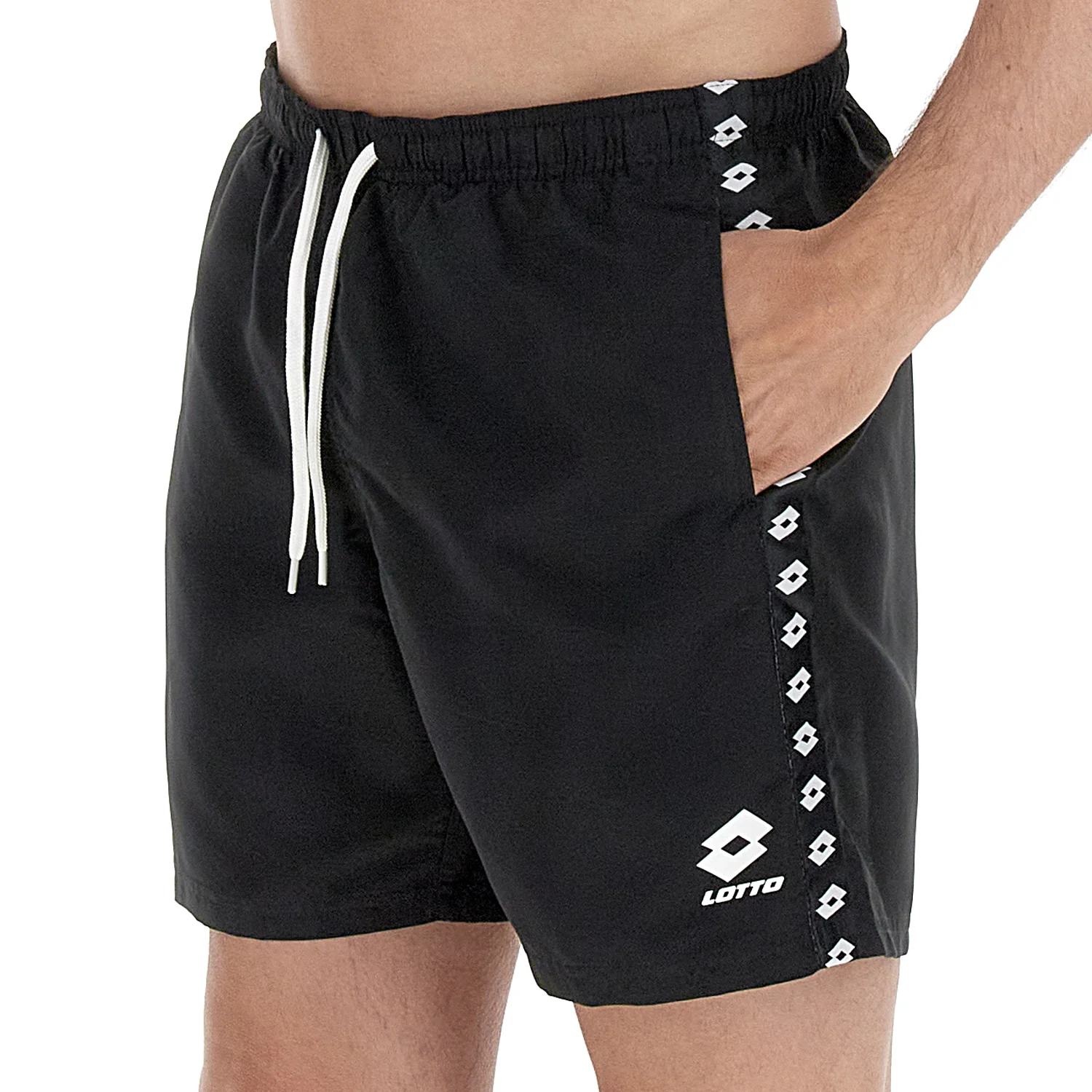 COSTUME DA MARE TEMPO LIBERO SHORT BEACH NERO - Image 3