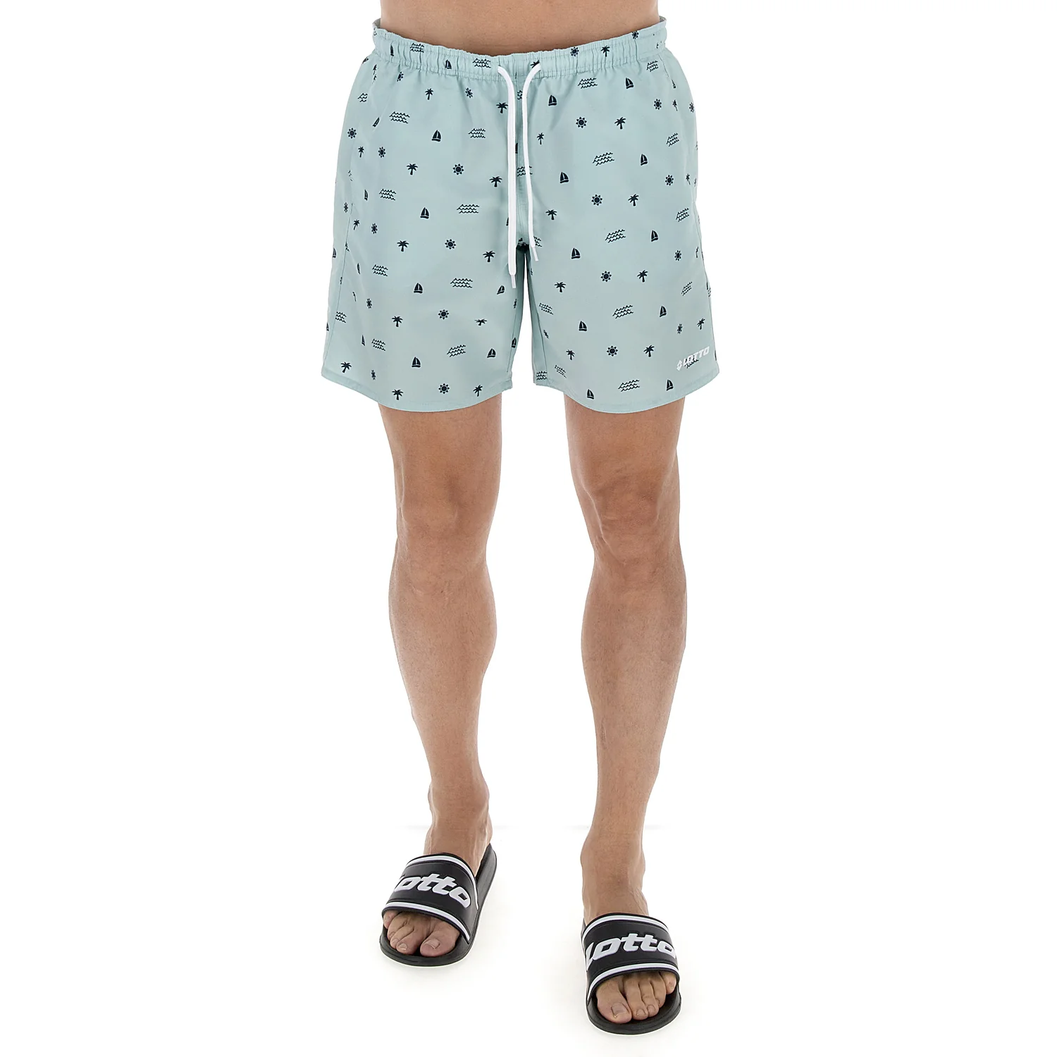 COSTUME DA MARE TEMPO LIBERO SHORT BEACH VERDE CHIARO
