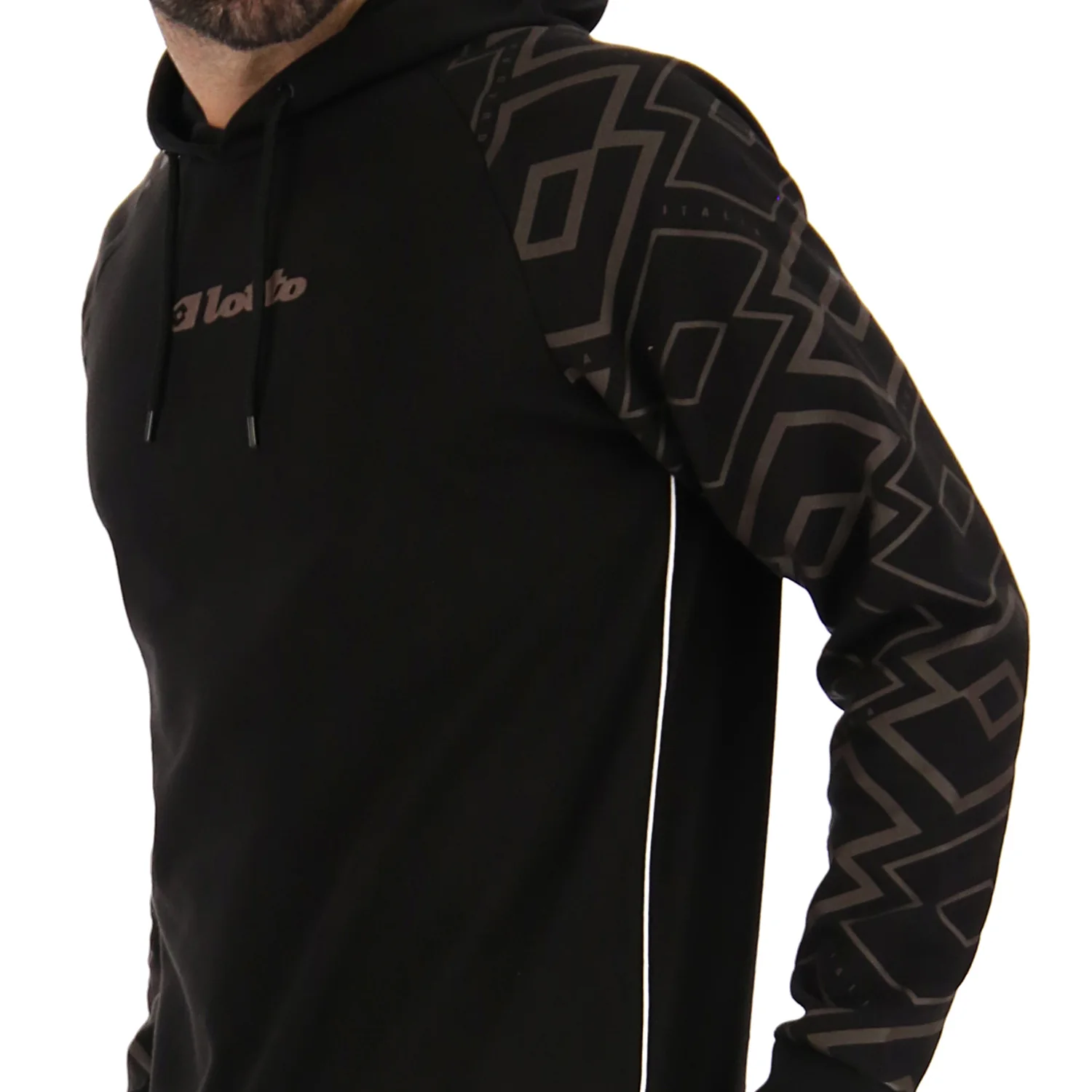 FELPA LIFESTYLE ATHLETICA CLASSIC NERO - Image 3