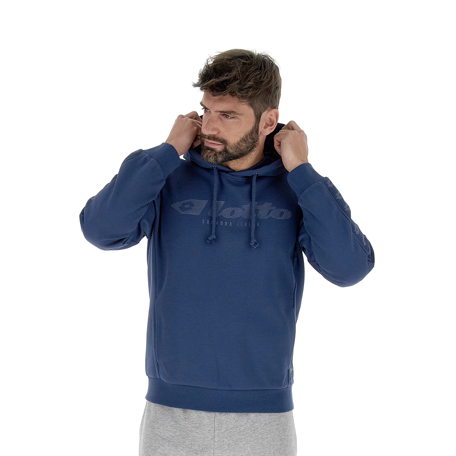 FELPA LIFESTYLE ATHLETICA DUE BLU SCURO