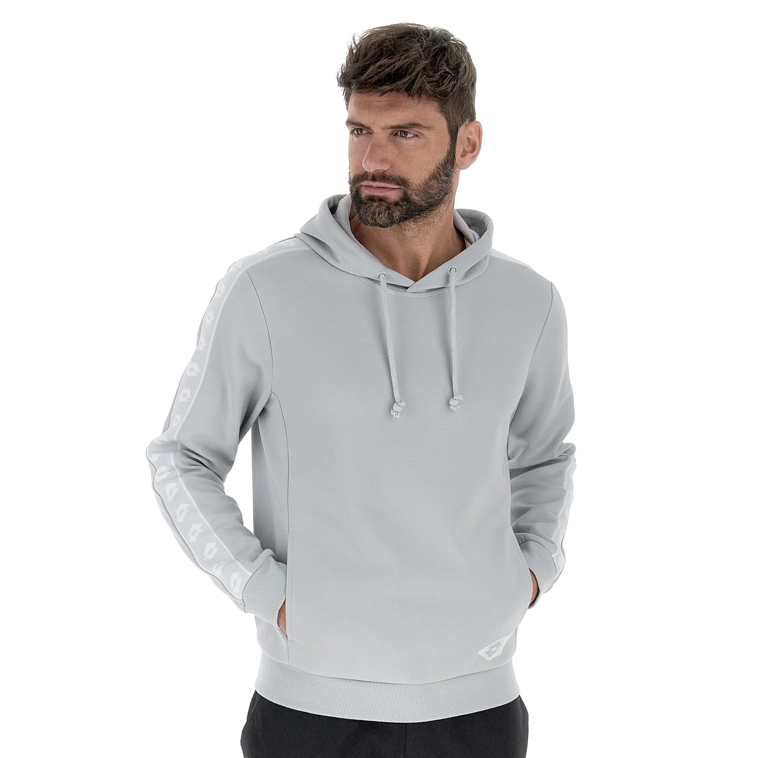 FELPA LIFESTYLE ATHLETICA DUE GRIGIO CHIARO