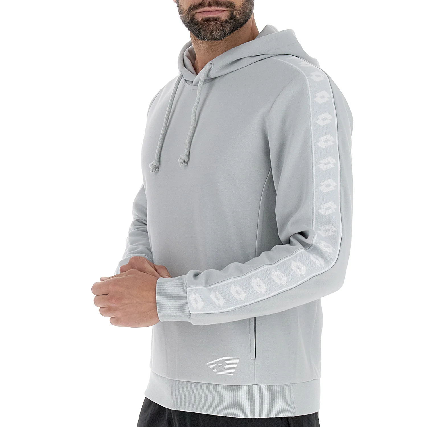 FELPA LIFESTYLE ATHLETICA DUE GRIGIO CHIARO - Image 3