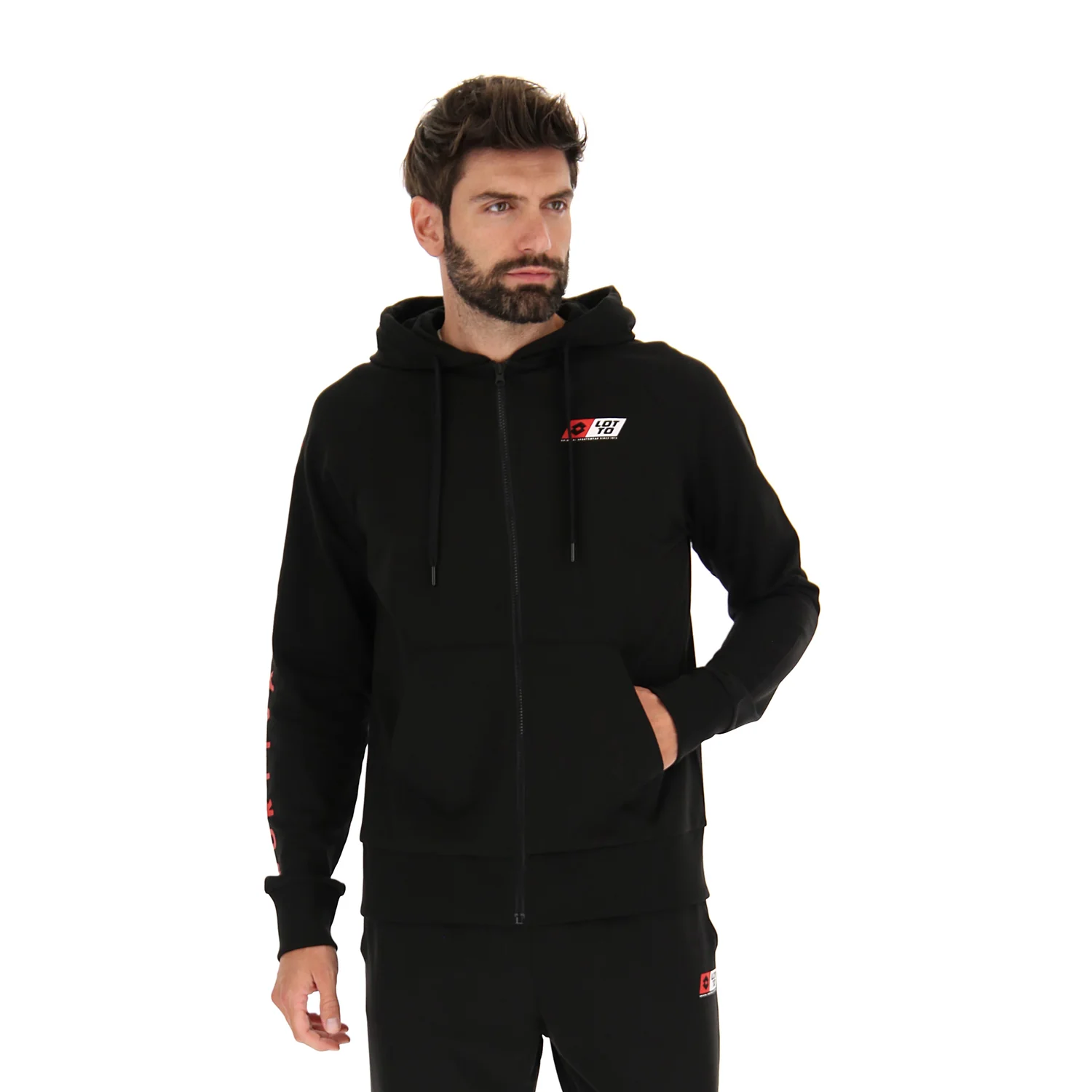 FELPA LIFESTYLE LOGO NERO