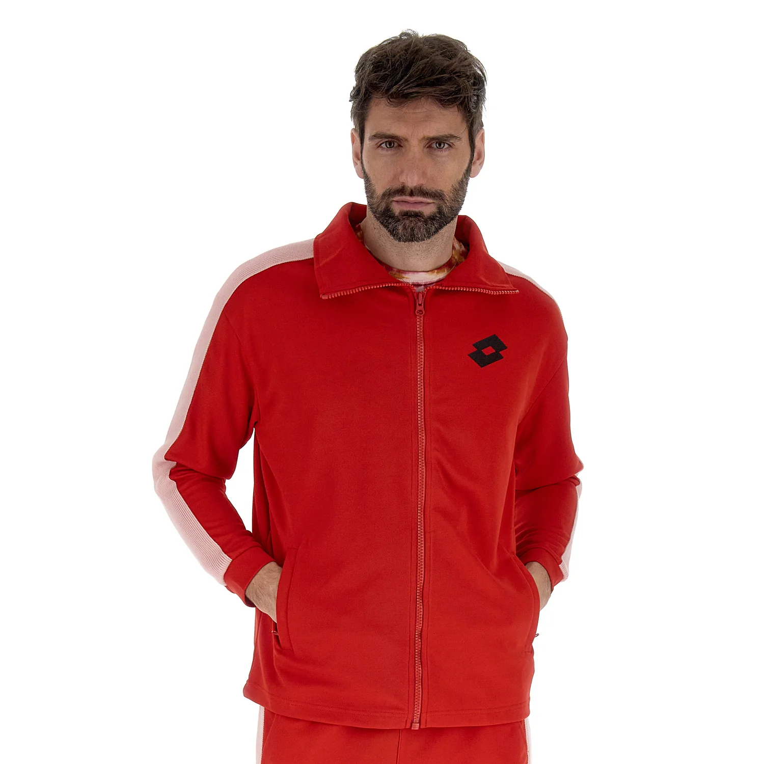 FELPA LIFESTYLE LOTTO NYC ROSSO