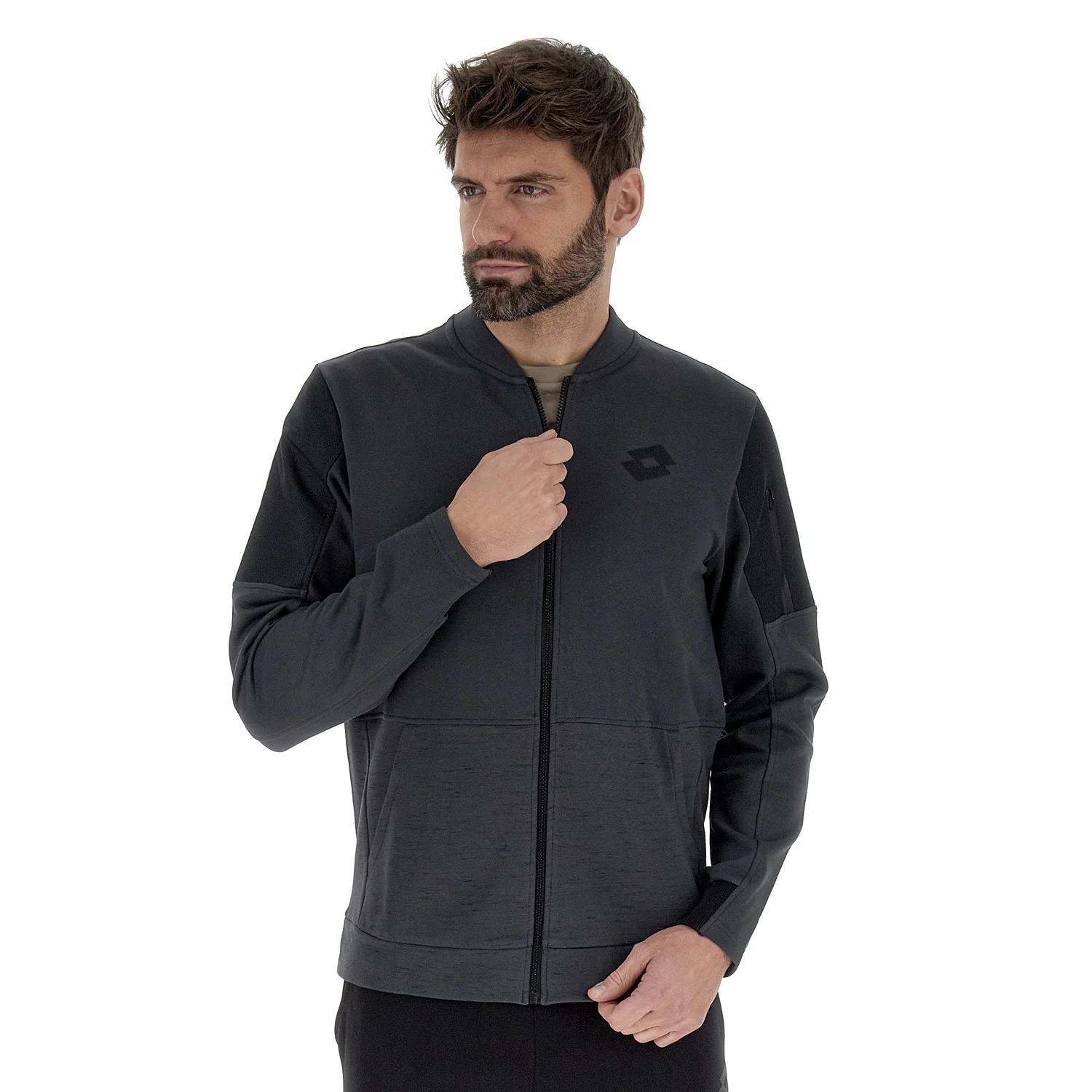 FELPA SPORT TRAINING GRIGIO SCURO