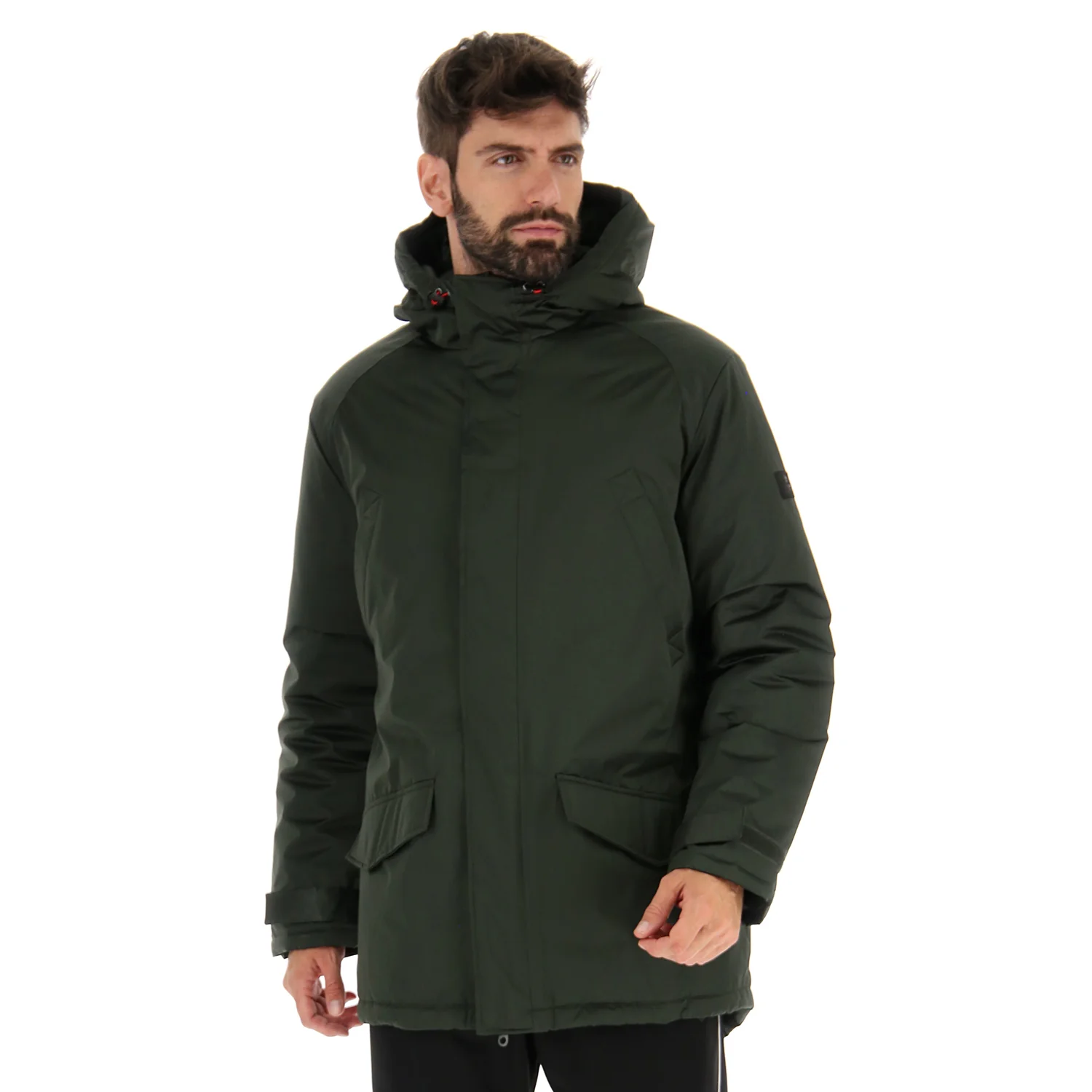GIACCA IMBOTTITA TEMPO LIBERO CERVINO VERDE SCURO