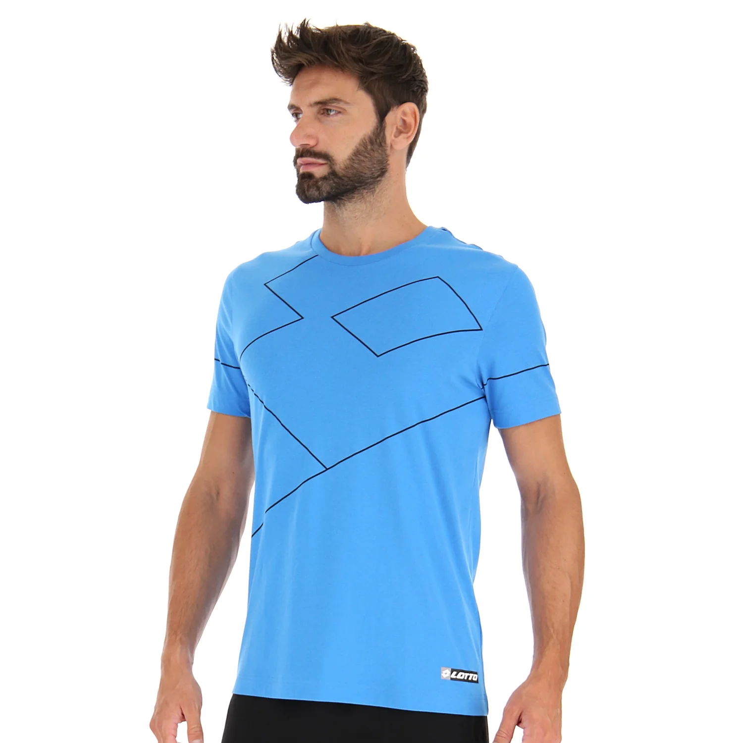 MAGLIETTA LIFESTYLE LOGO BLU