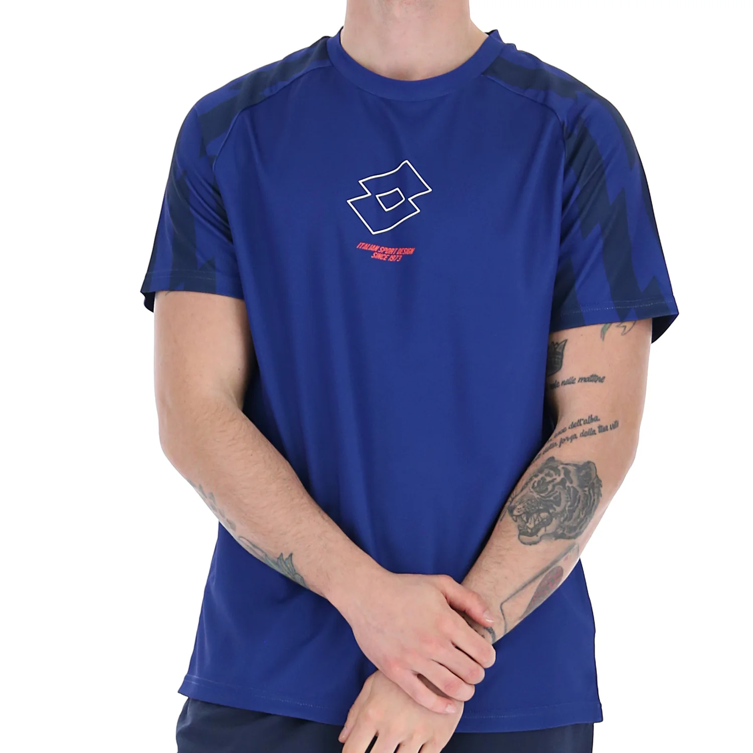 MAGLIETTA TEMPO LIBERO LOGO BLU SCURO - Image 3