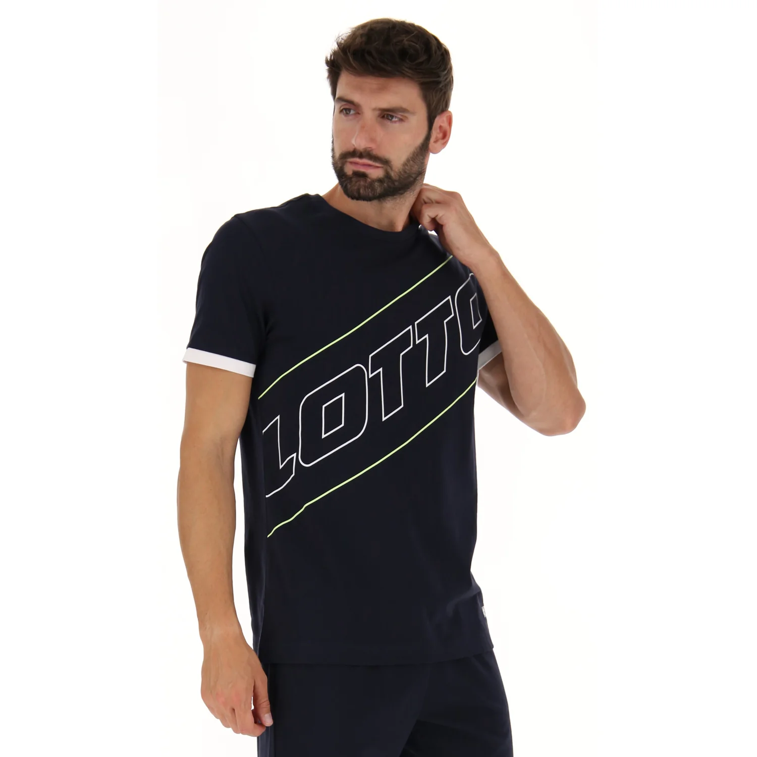 MAGLIETTA LIFESTYLE LOGO BLU SCURO