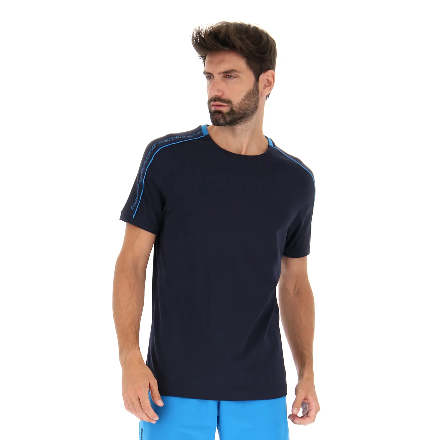 MAGLIETTA LIFESTYLE LOGO BLU SCURO