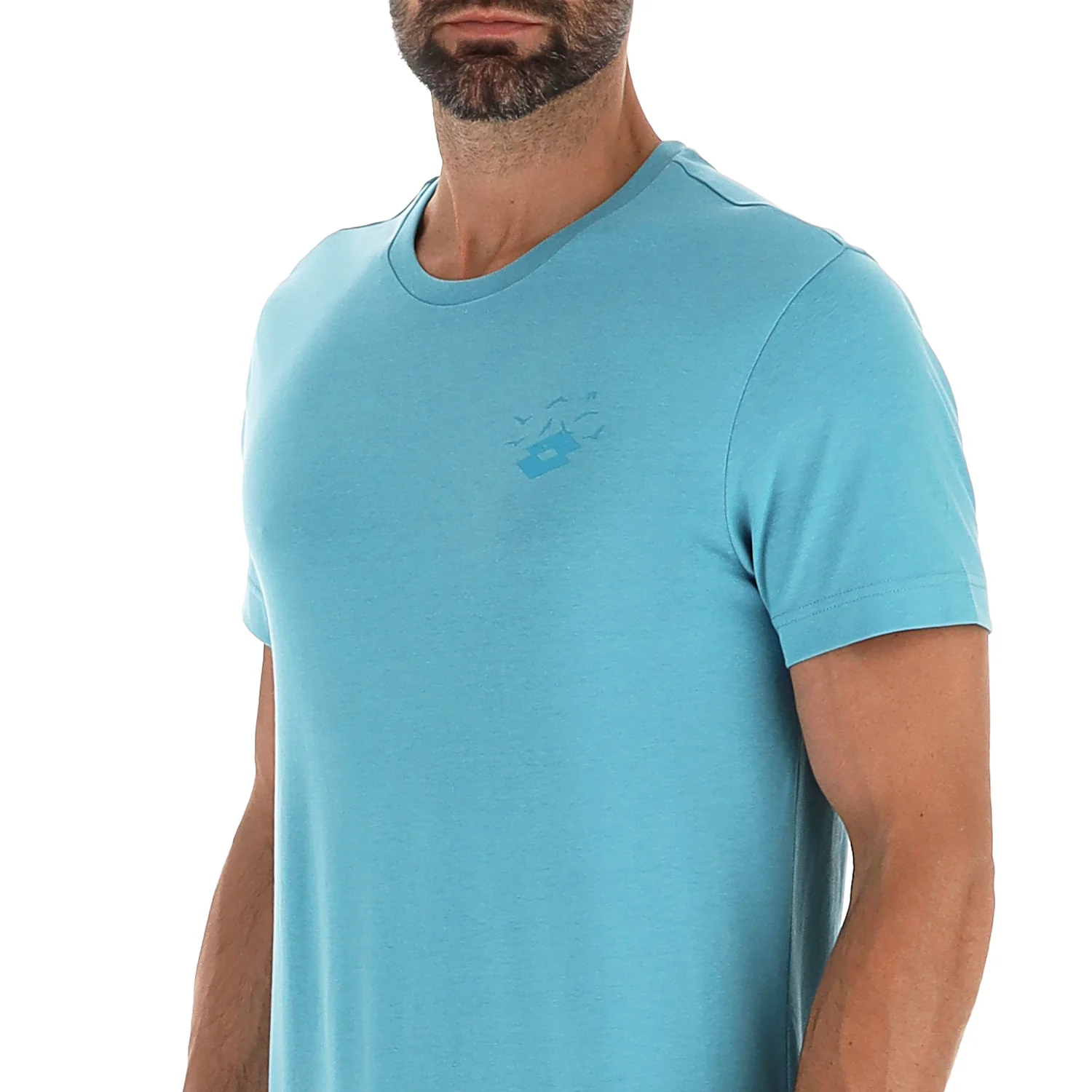 MAGLIETTA TEMPO LIBERO LOGO FLY AZZURRO - Image 3