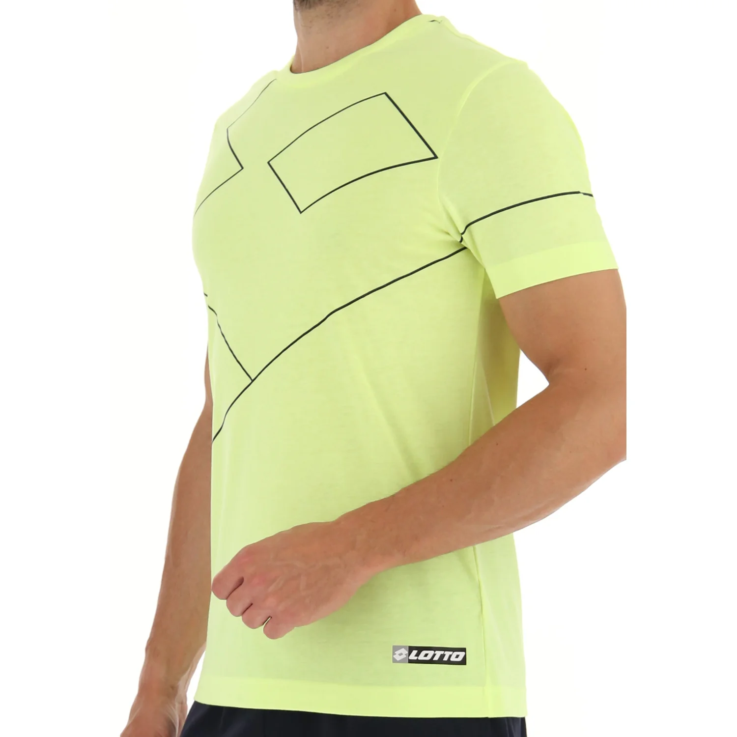 MAGLIETTA LIFESTYLE LOGO GIALLO - Image 3
