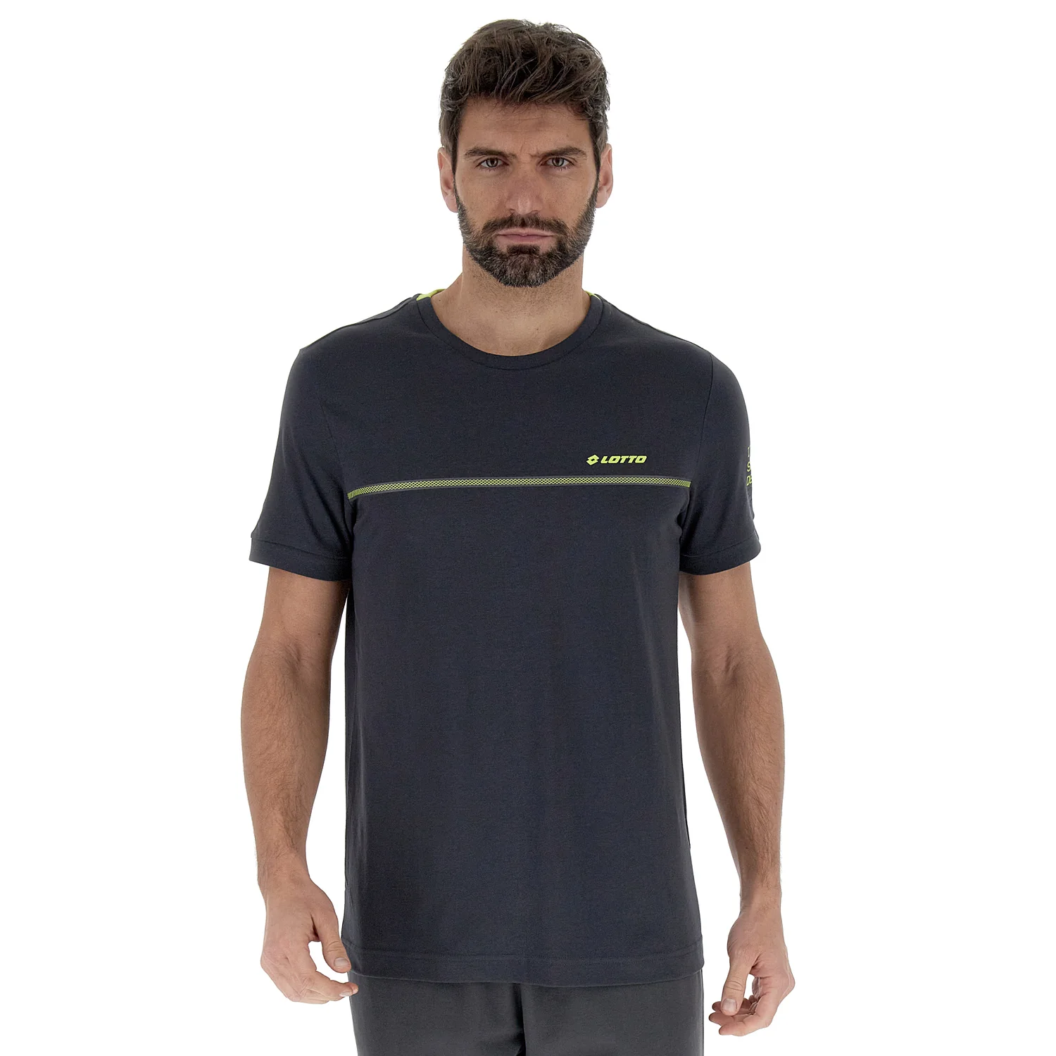 MAGLIETTA LIFESTYLE LOGO GRIGIO SCURO