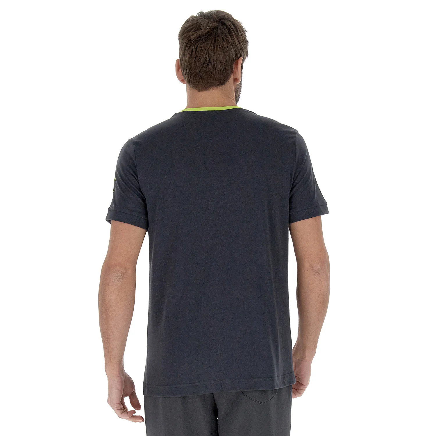 MAGLIETTA LIFESTYLE LOGO GRIGIO SCURO - Image 2