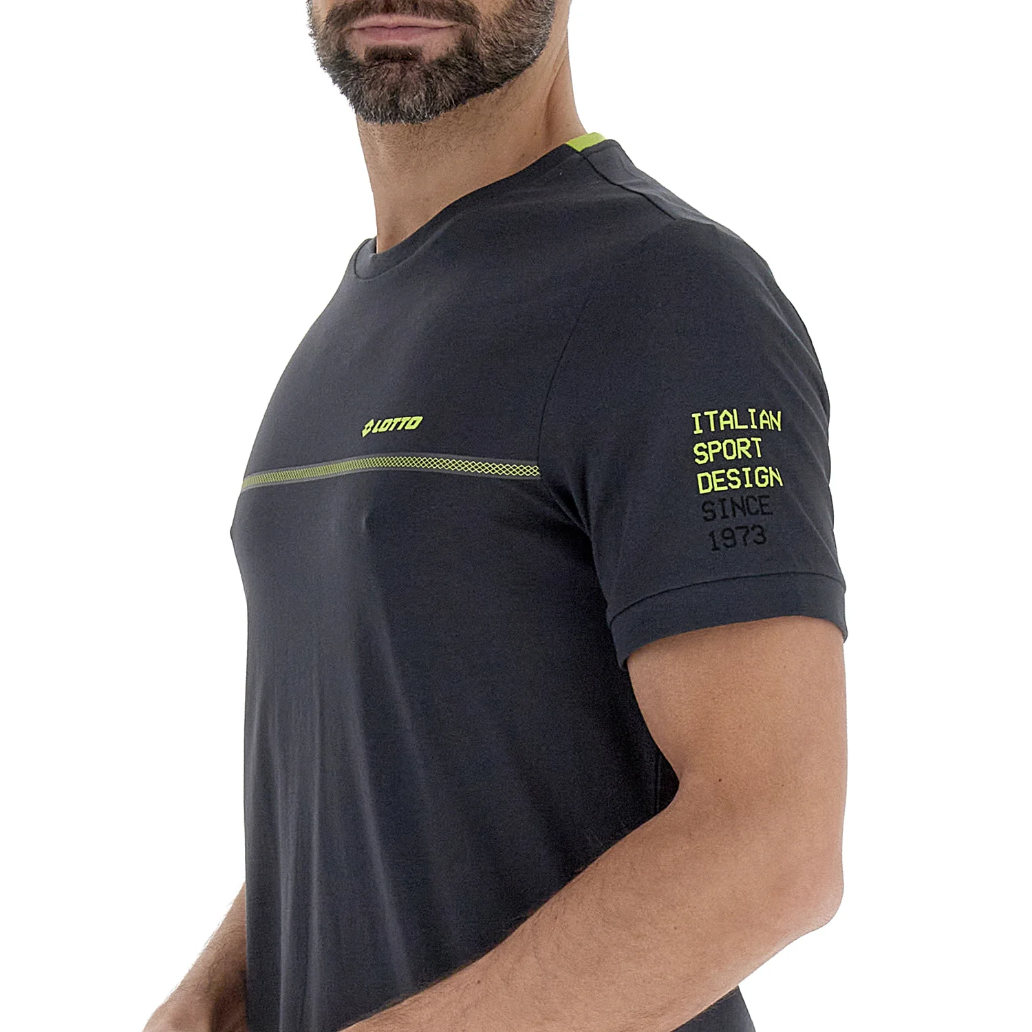 MAGLIETTA LIFESTYLE LOGO GRIGIO SCURO - Image 3