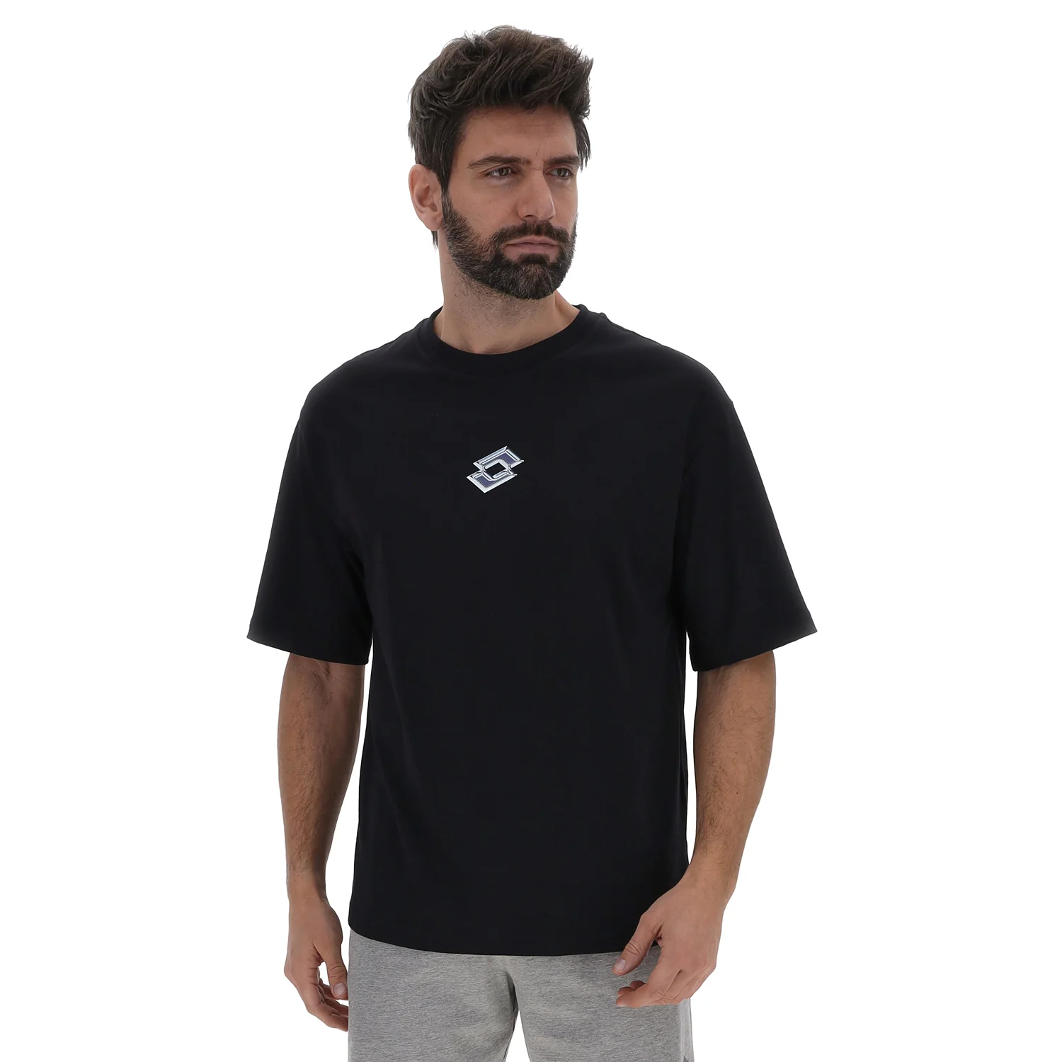 MAGLIETTA TEMPO LIBERO LOGO MTL NERO