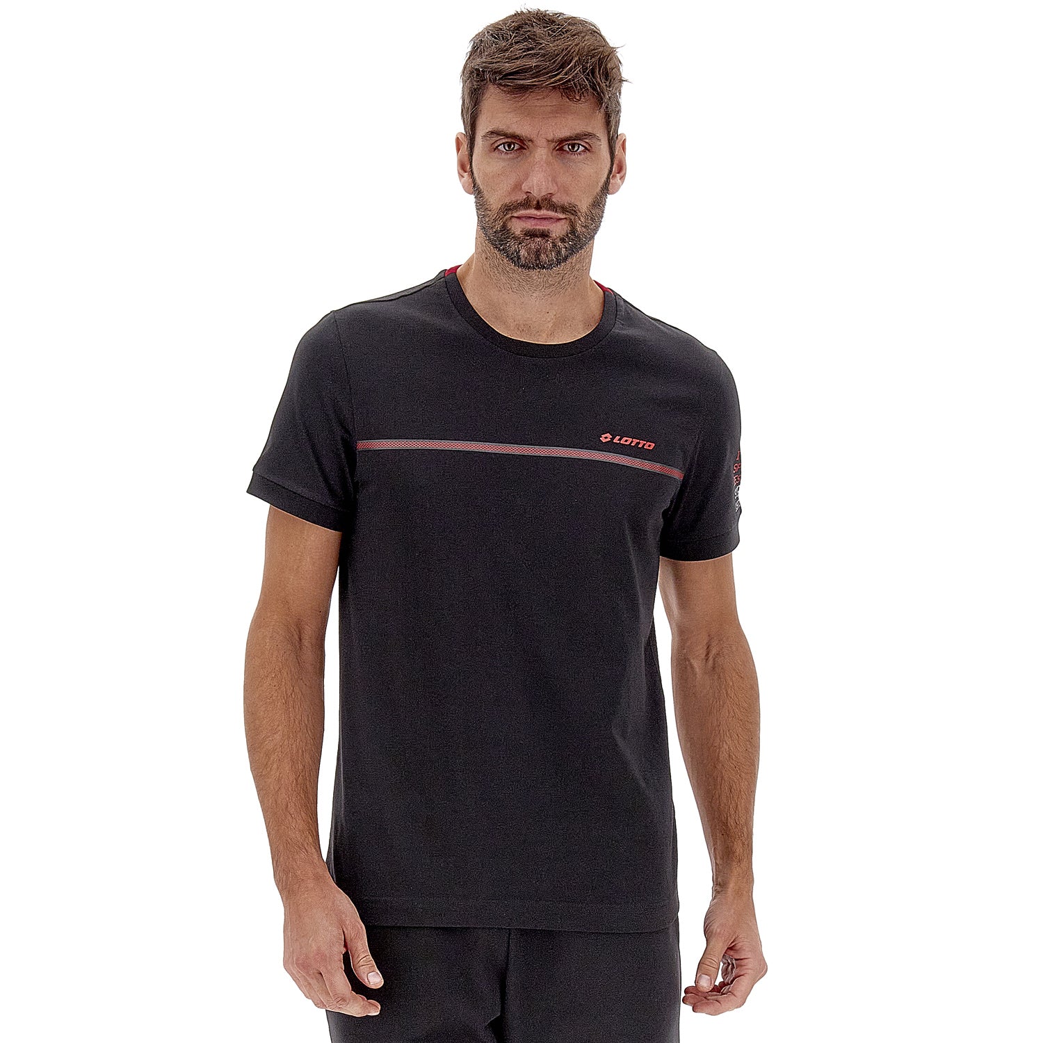 MAGLIETTA LIFESTYLE LOGO NERO
