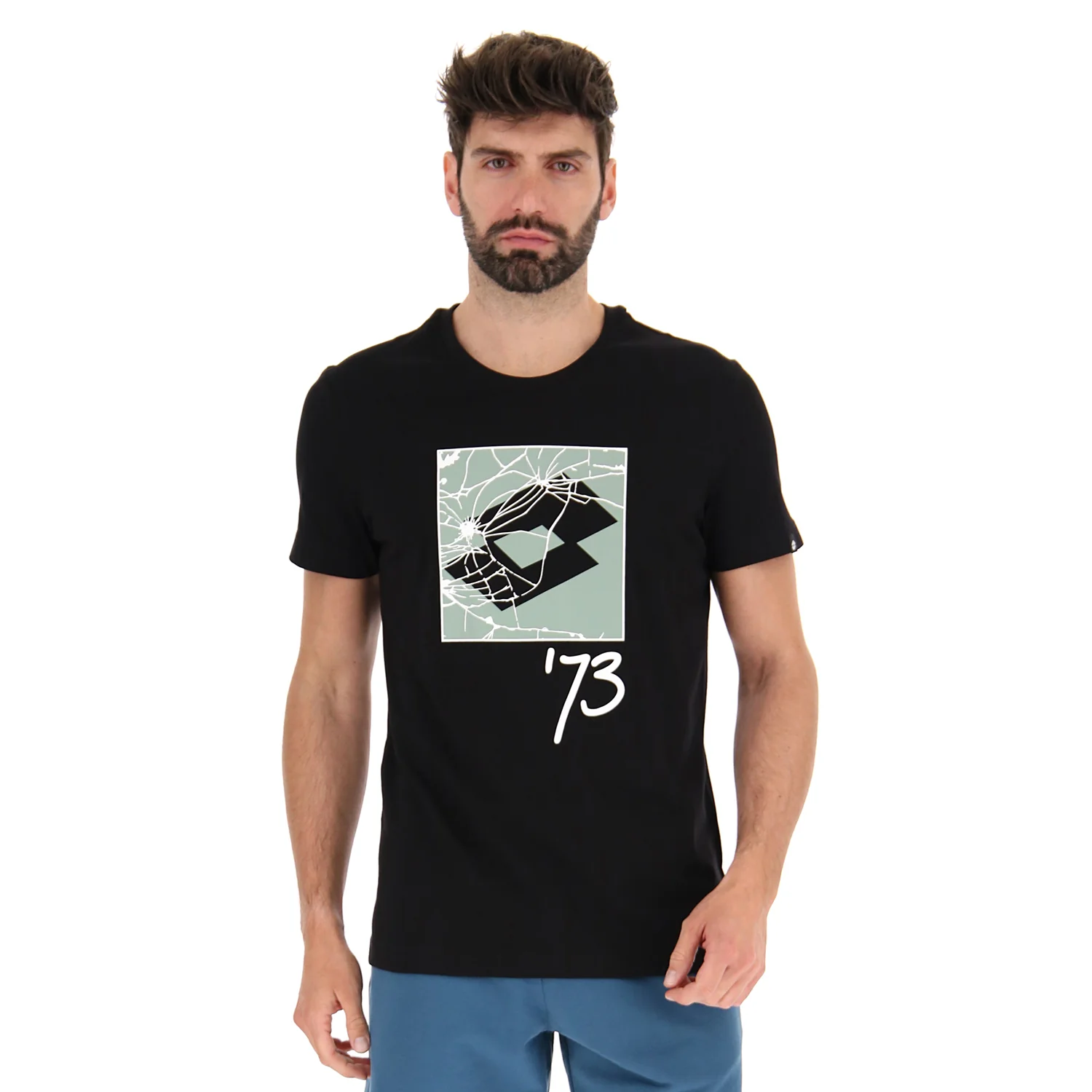 MAGLIETTA TEMPO LIBERO LOSANGA NERO