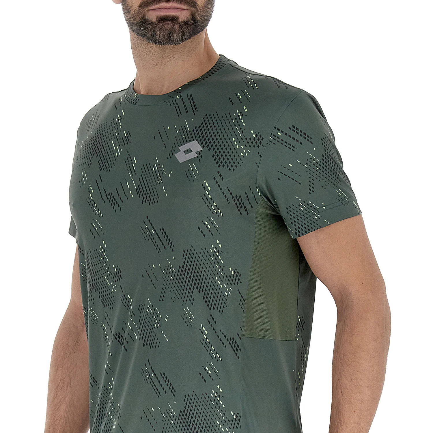 MAGLIETTA SPORT RUNNING VERDE SCURO - Image 3