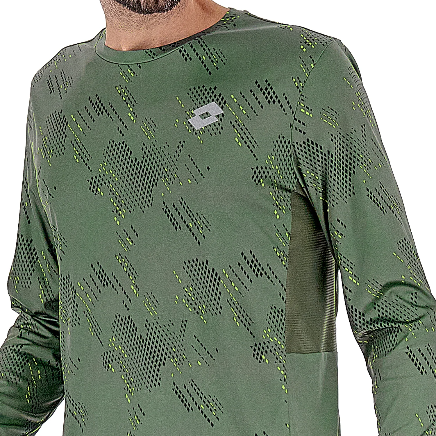 MAGLIETTA SPORT RUNNING VERDE SCURO - Image 3