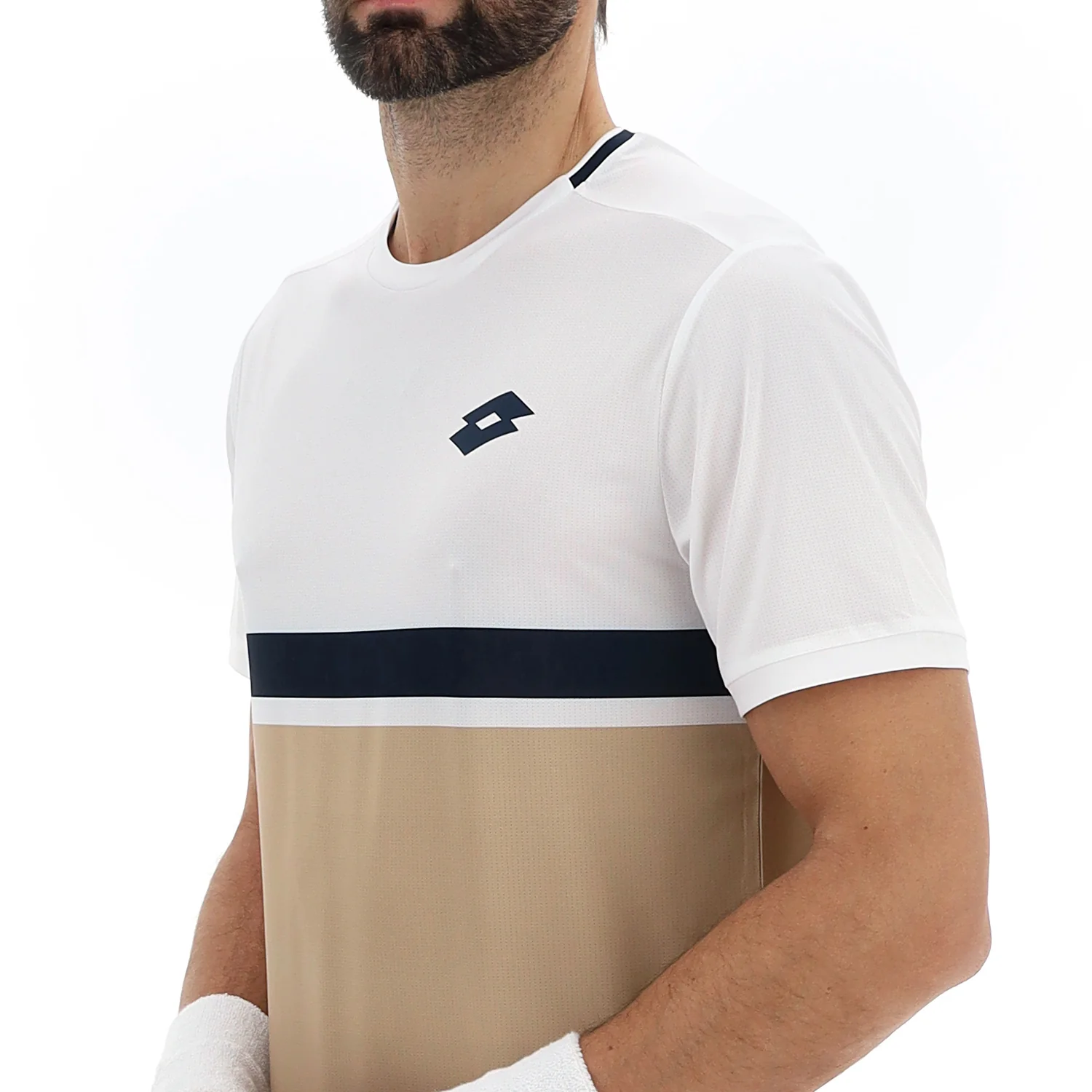 MAGLIETTA TENNIS TECH D1 BEIGE - Image 3
