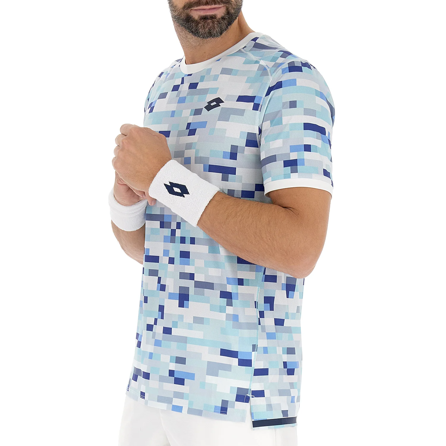 MAGLIETTA TENNIS TECH D3 AZZURRO - Image 3