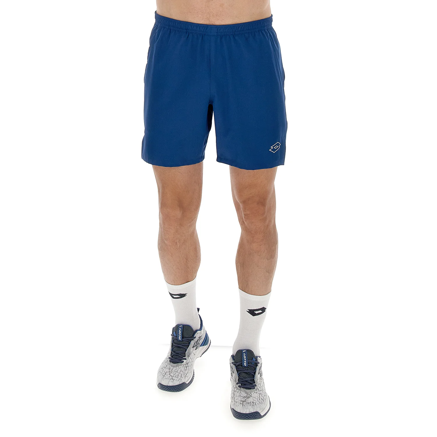 PANTALONI CORTI TENNIS TECH BLU