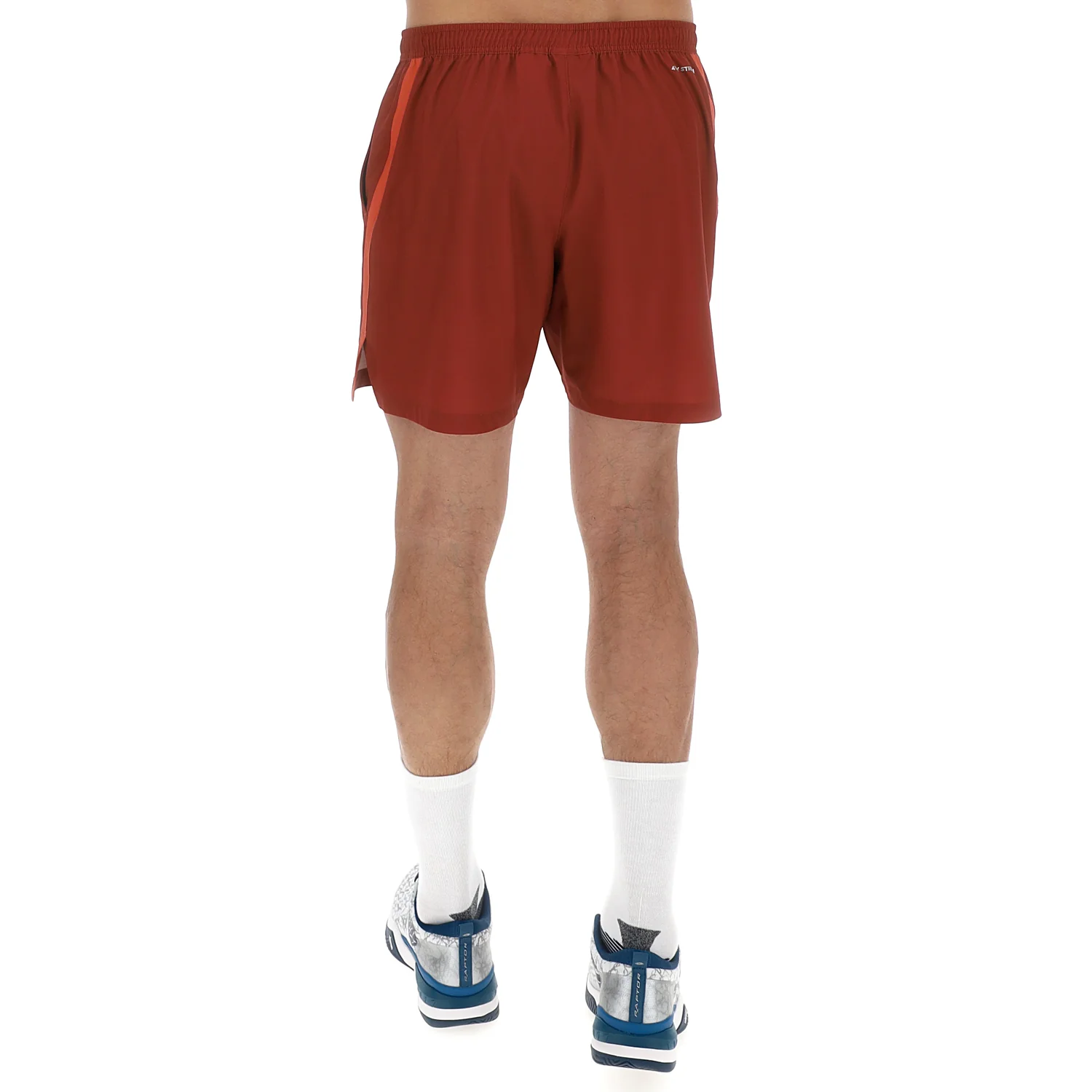 PANTALONI CORTI TENNIS TECH D1 ROSSO SCURO - Image 2