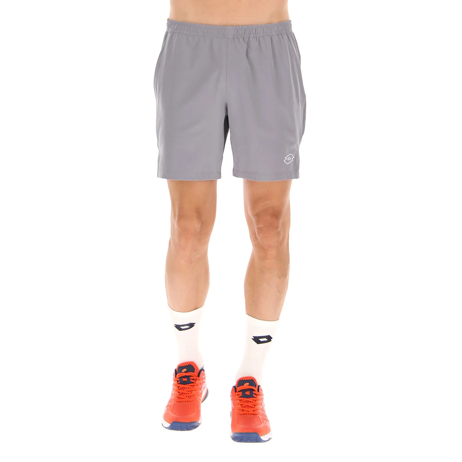 PANTALONI CORTI TENNIS TECH GRIGIO