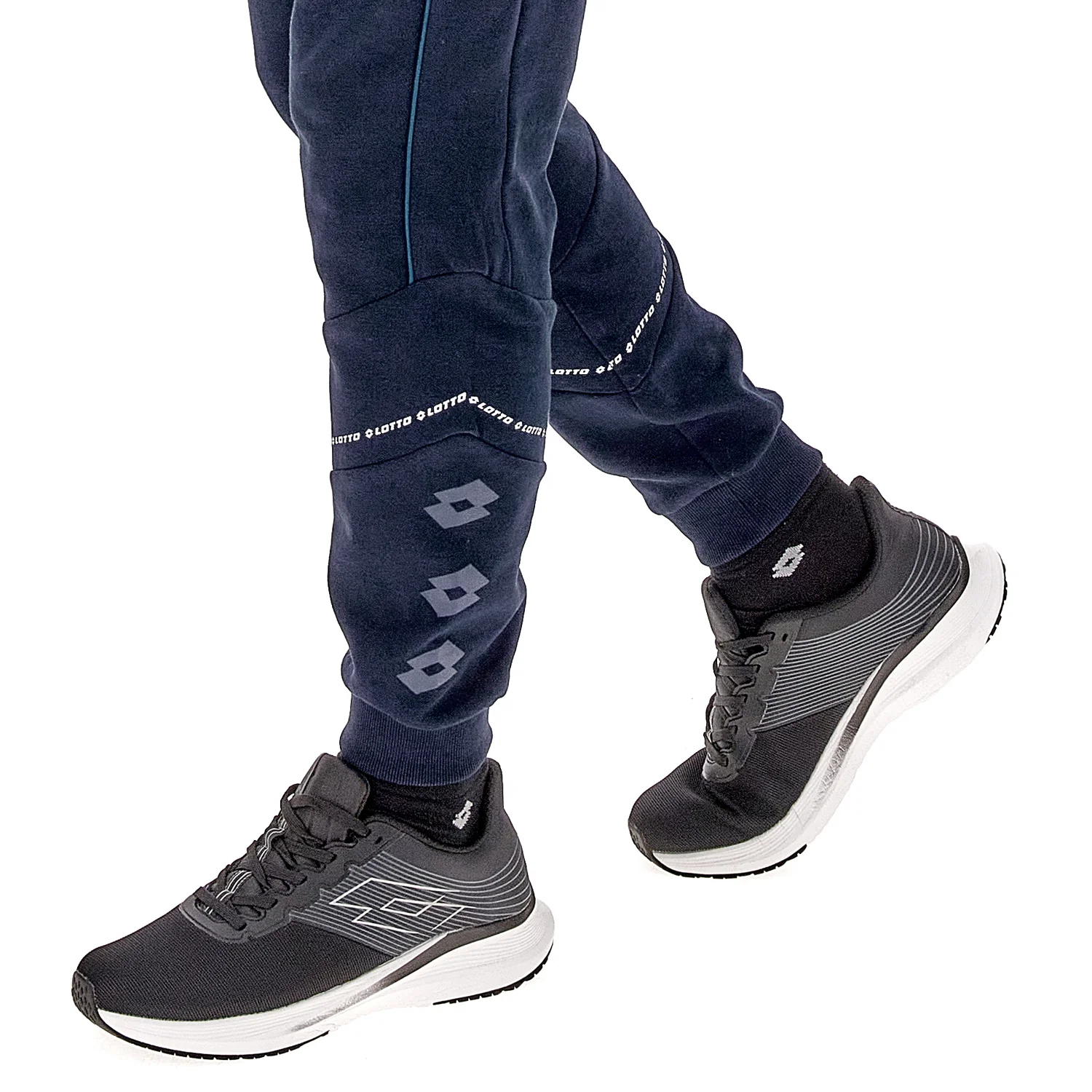 PANTALONI LIFESTYLE LOGO BLU SCURO - Image 3