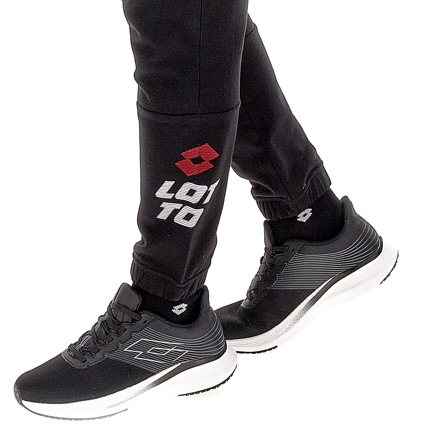 PANTALONI LIFESTYLE LOGO NERO - Image 3