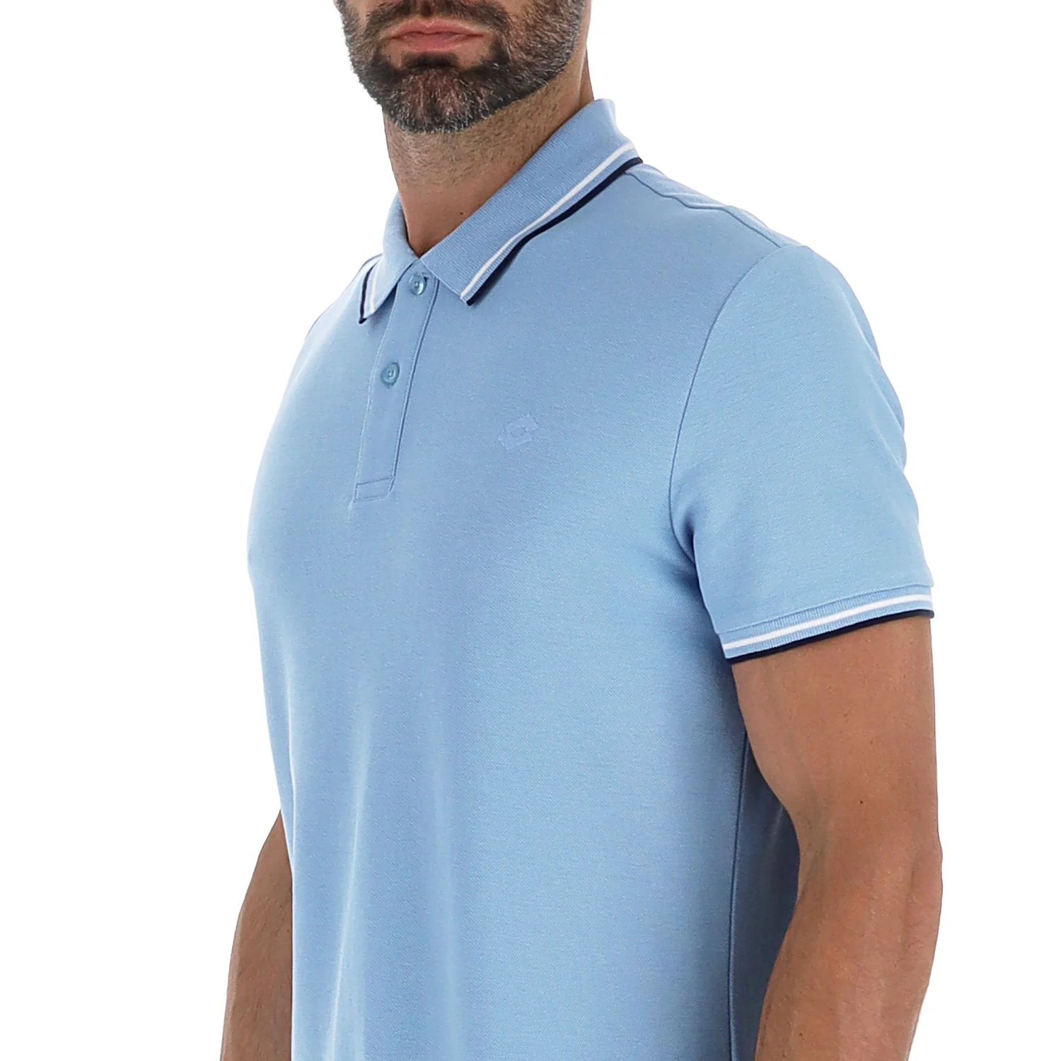 POLO TEMPO LIBERO CLASSICA AZZURRO - Image 3