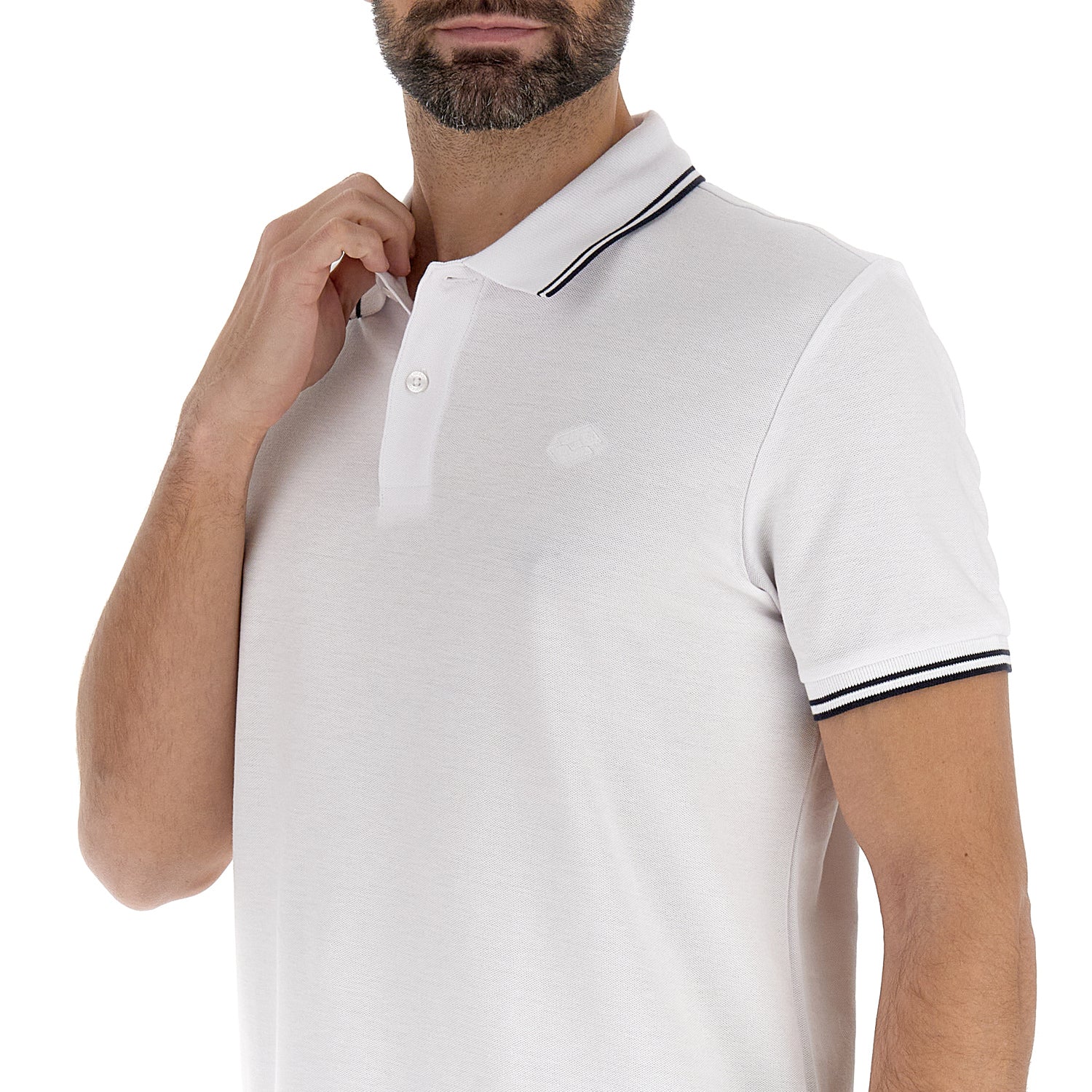 POLO TEMPO LIBERO CLASSICA BIANCO - Image 3