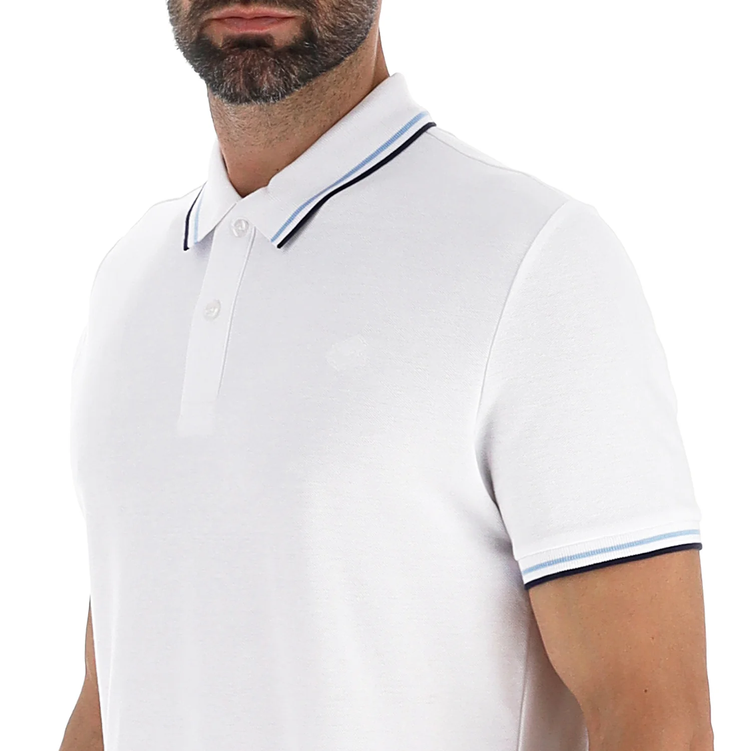 POLO TEMPO LIBERO CLASSICA BIANCO - Image 3